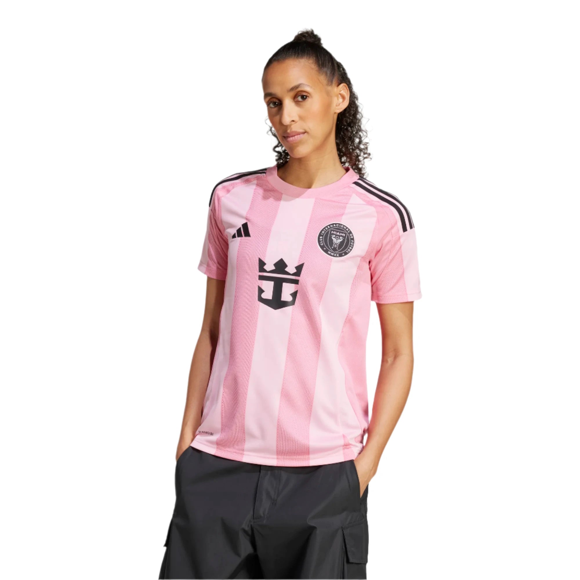 adidas 2025-26 Inter Miami Women's Messi #10 Stadium Home Jersey (Model - Front)