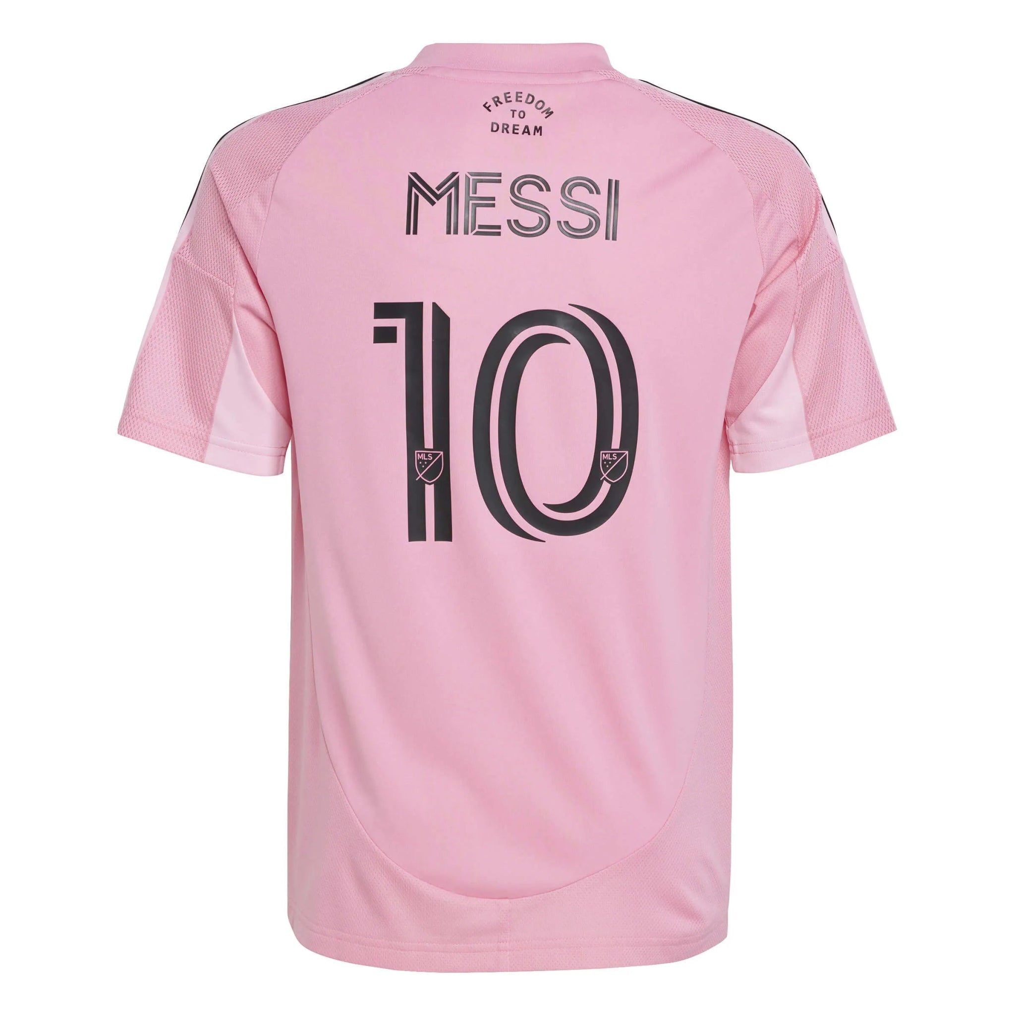adidas 2025-26 Inter Miami Youth Messi #10 Stadium Home Soccer Jersey (Back)