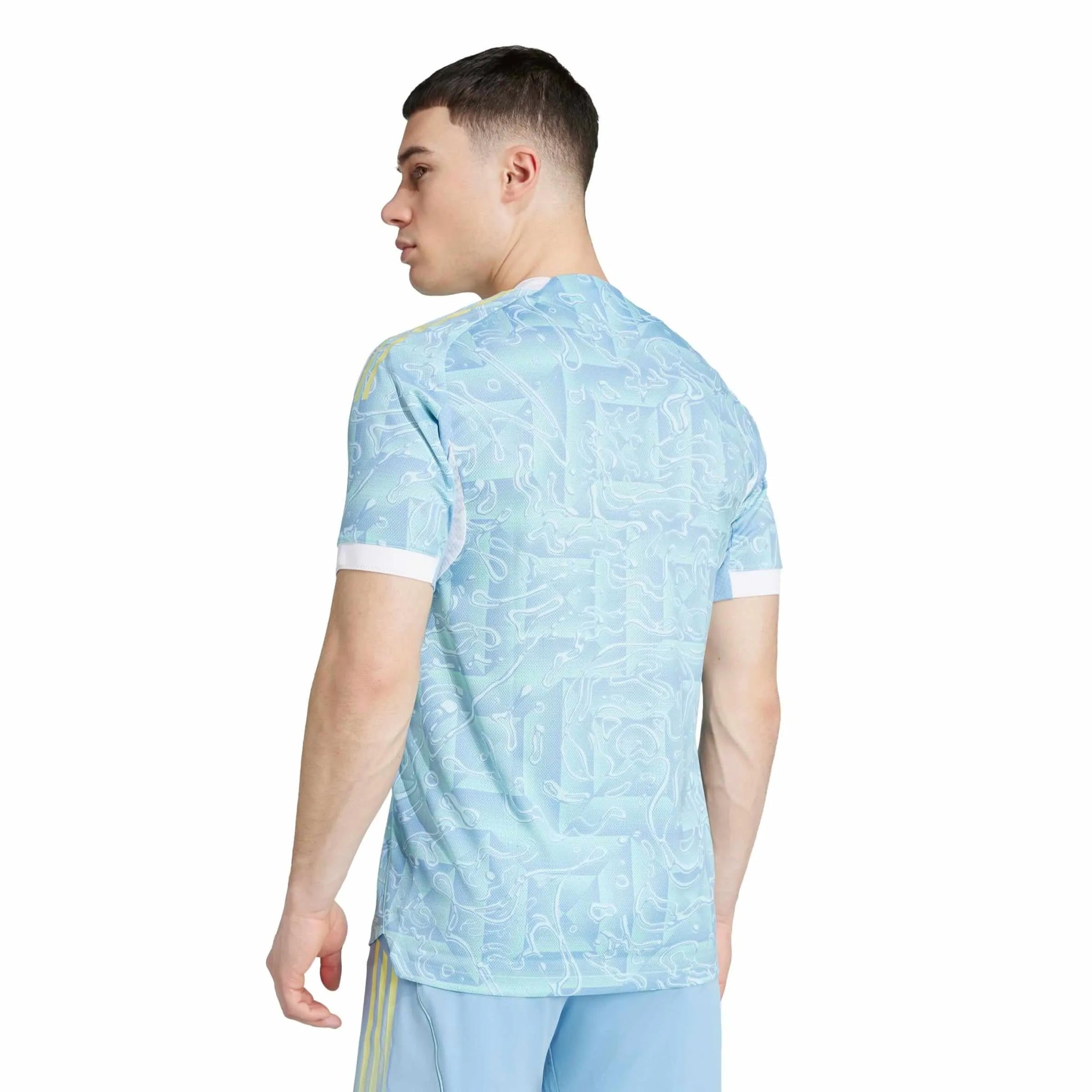 adidas 2025-26 Juventus Men's Authentic Away Soccer Jersey (Model - Back)