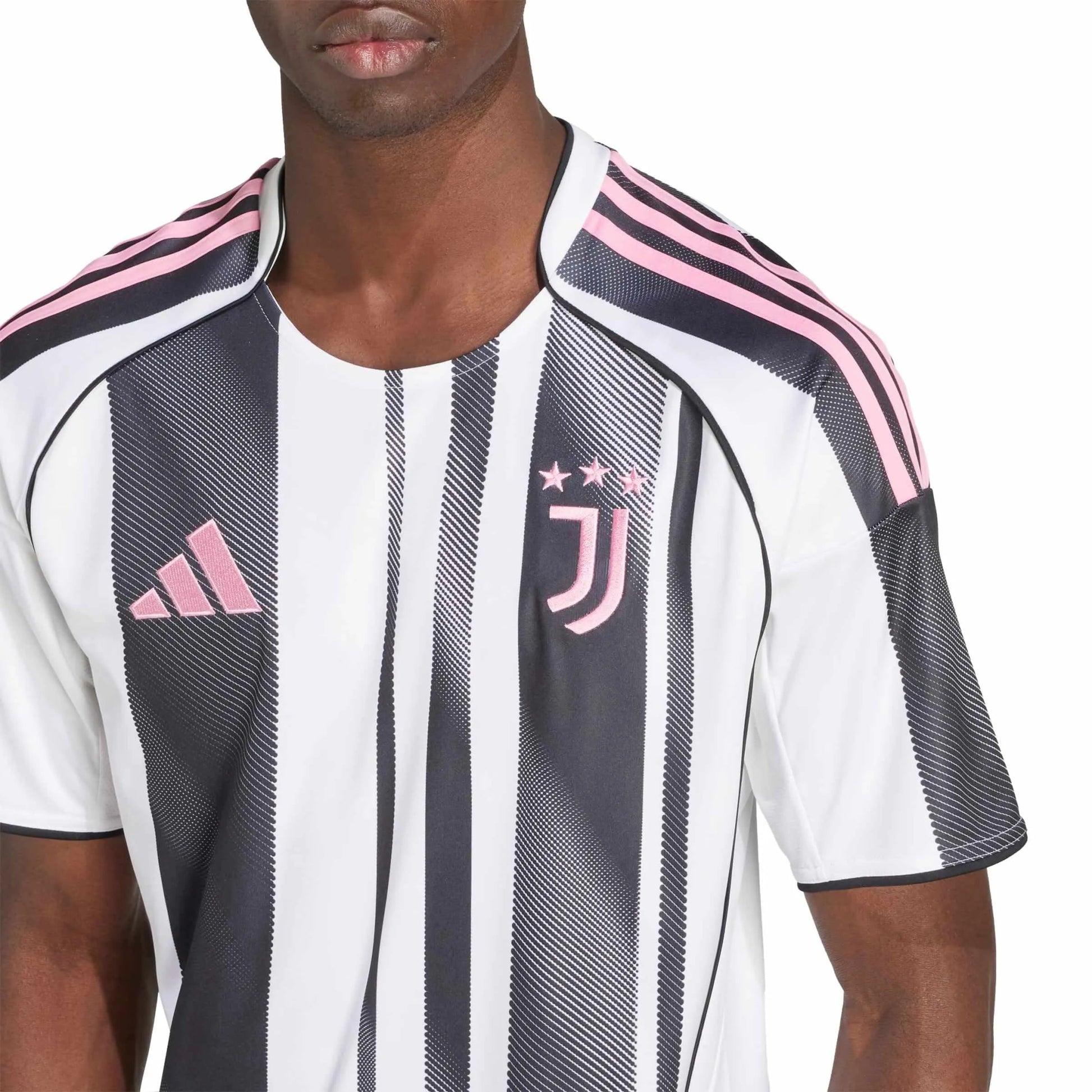 adidas 2025-26 Juventus Men's Home Soccer Jersey (Detail 1)