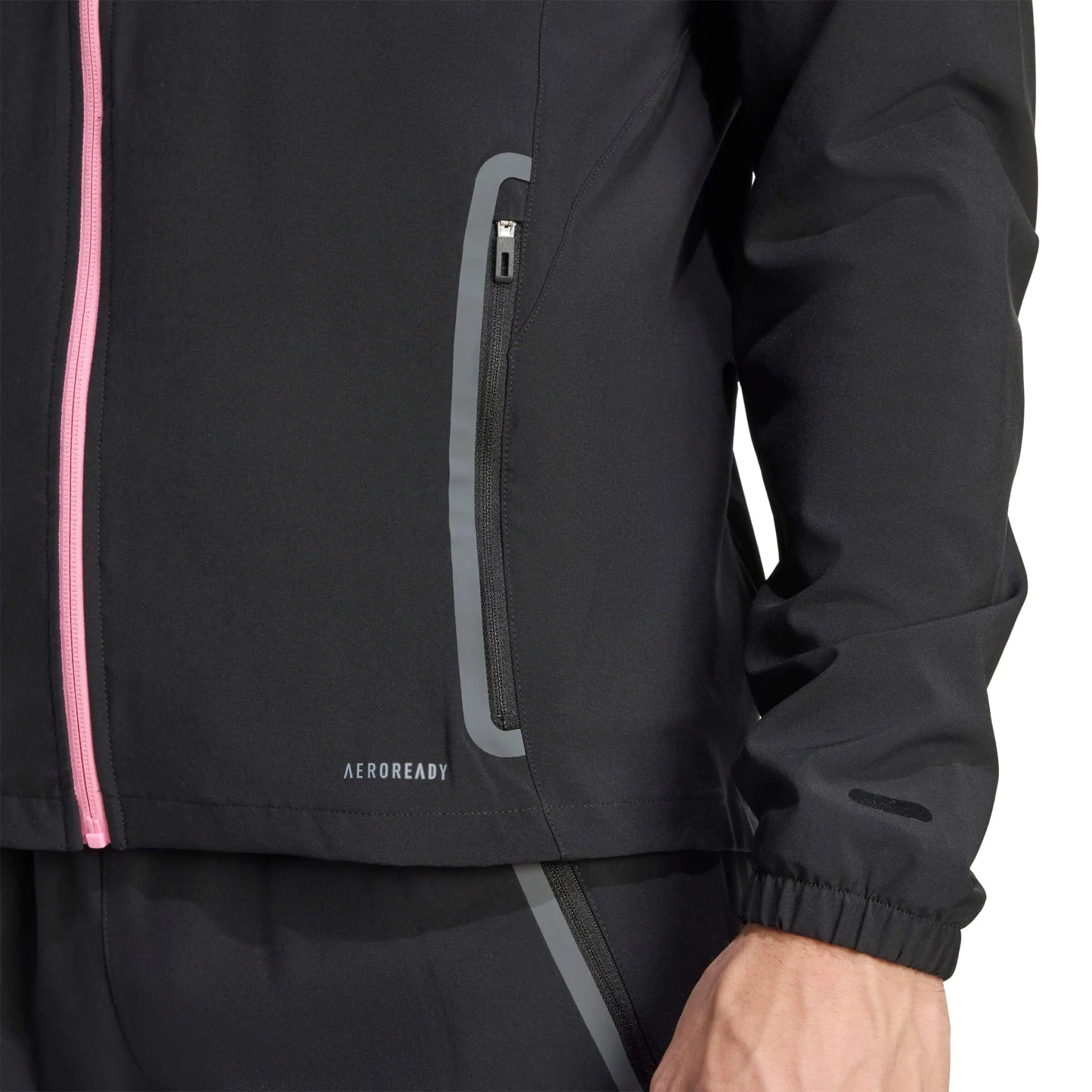 adidas 2025-26 Juventus Men's Tiro 25 Competition Vis Tech Travel Jacket (Detail 2)