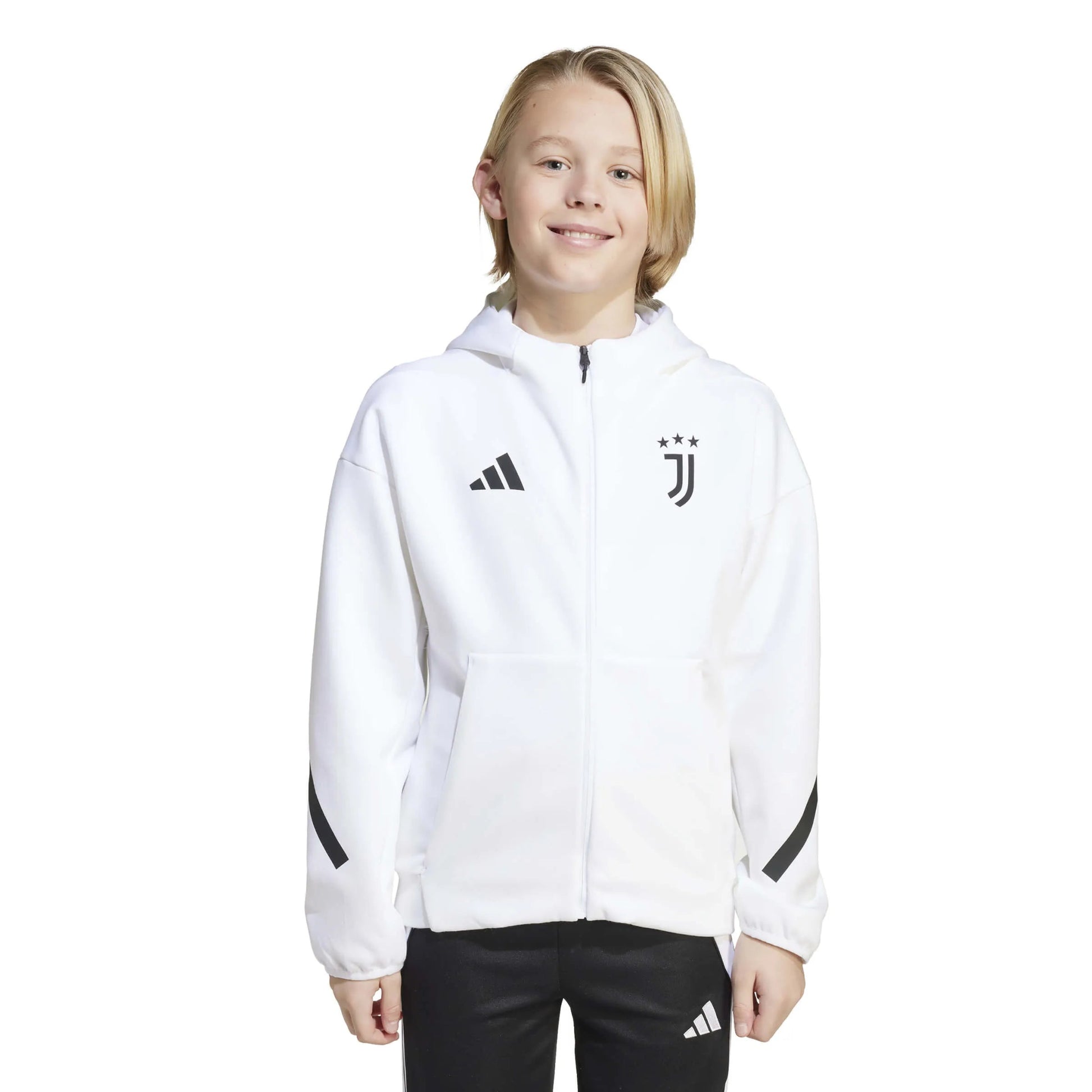 adidas 2025-26 Juventus Youth Anthem Jacket (Model - Front)