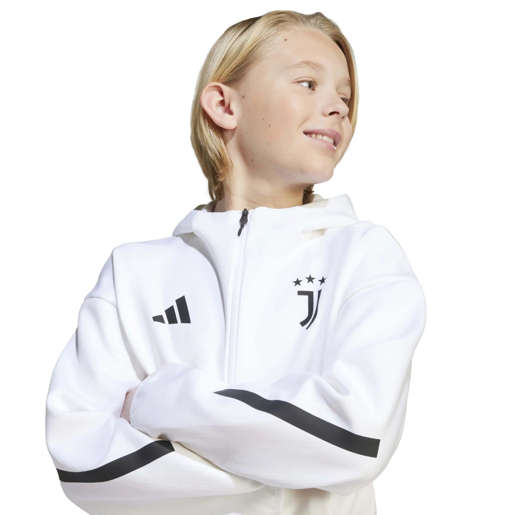 adidas 2025-26 Juventus Youth Anthem Jacket (Detail 1)