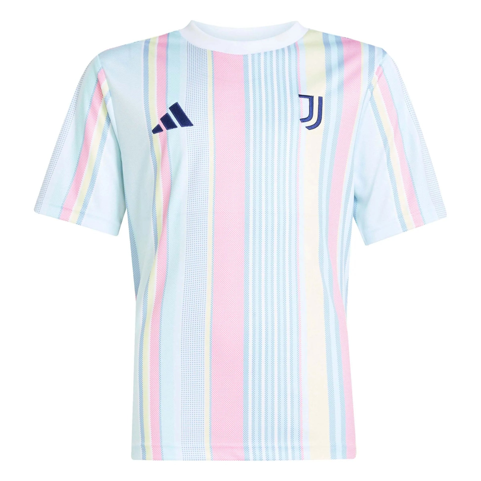 adidas 2025-26 Juventus Youth Pre-Match Soccer Jersey (Front)