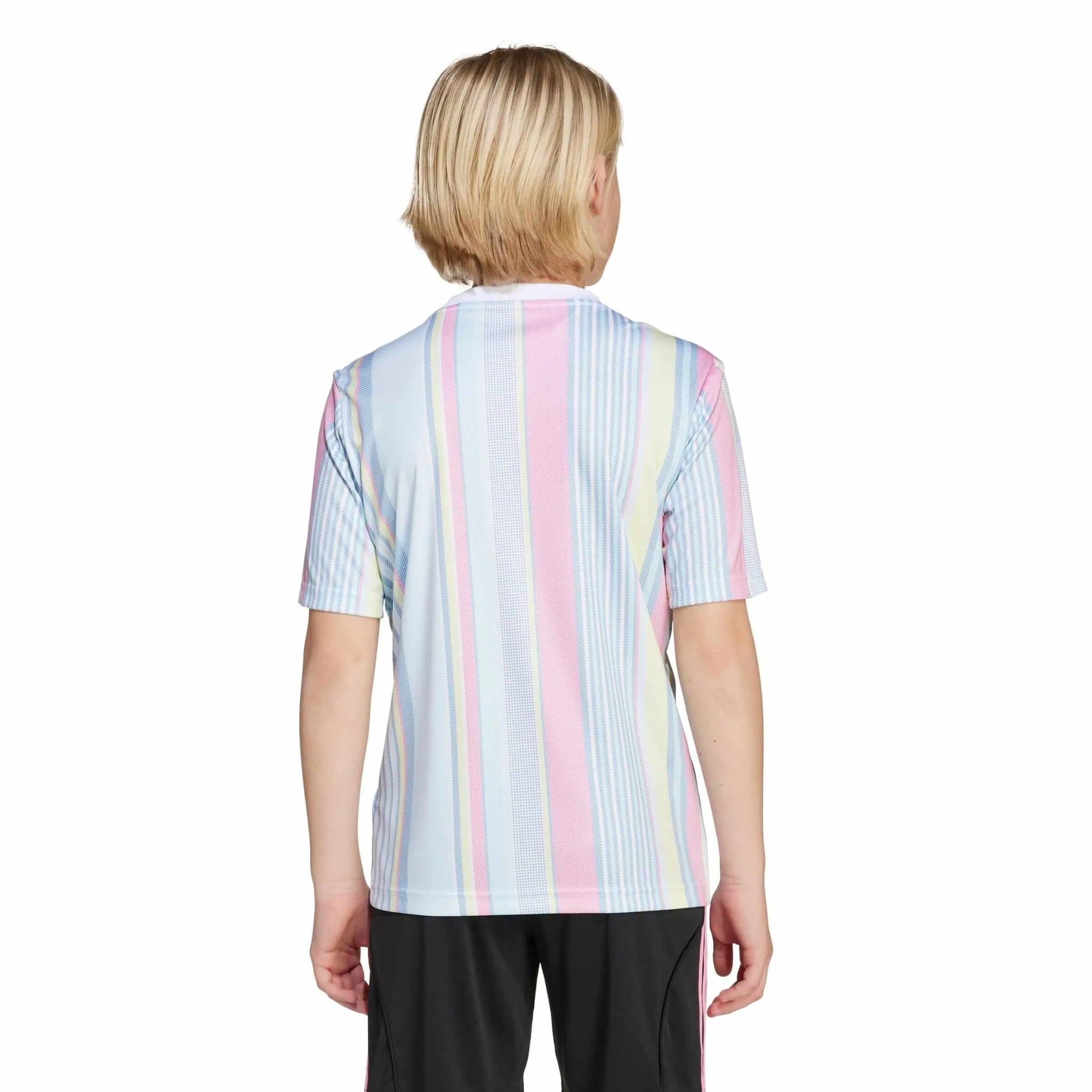 adidas 2025-26 Juventus Youth Pre-Match Soccer Jersey (Model - Back)