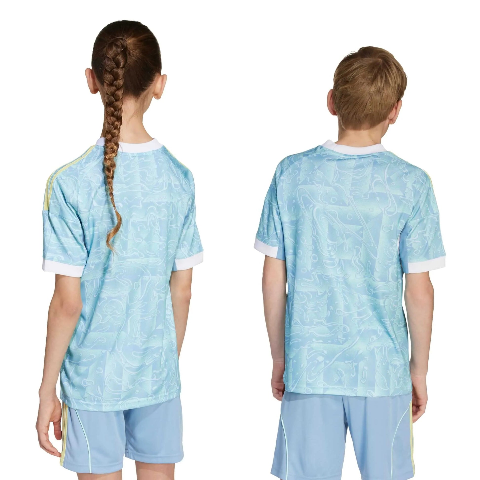 adidas 2025-26 Juventus Youth Stadium Away Soccer Jersey (Models - Back)