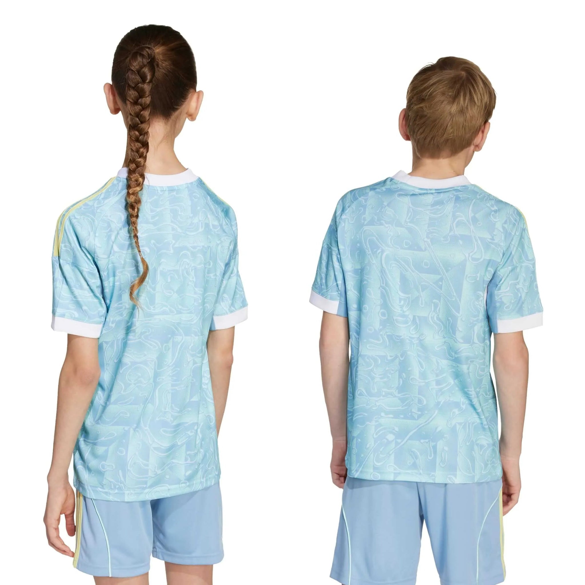 adidas 2025-26 Juventus Youth Stadium Away Soccer Jersey (Models - Back)