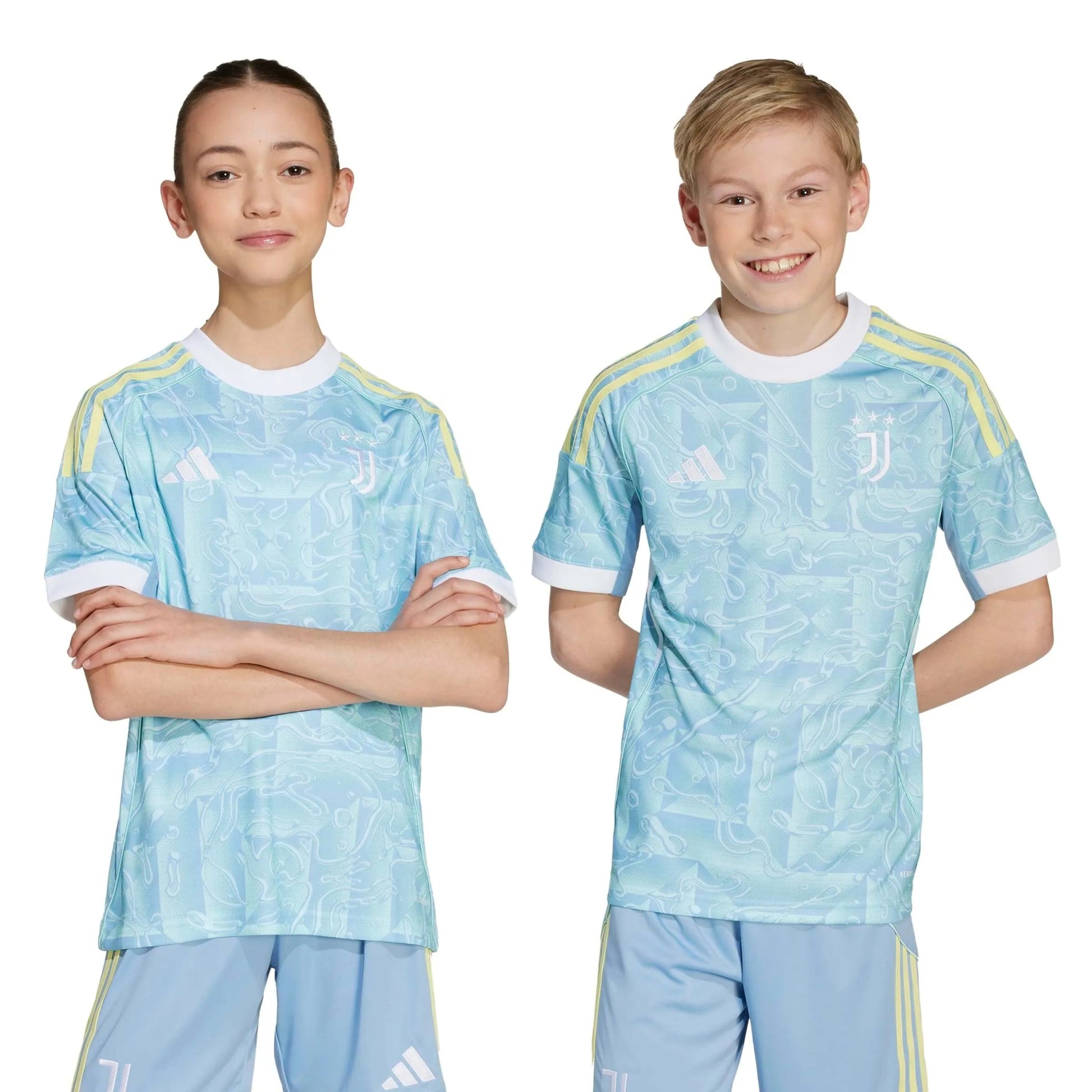 adidas 2025-26 Juventus Youth Stadium Away Soccer Jersey (Models - Front)