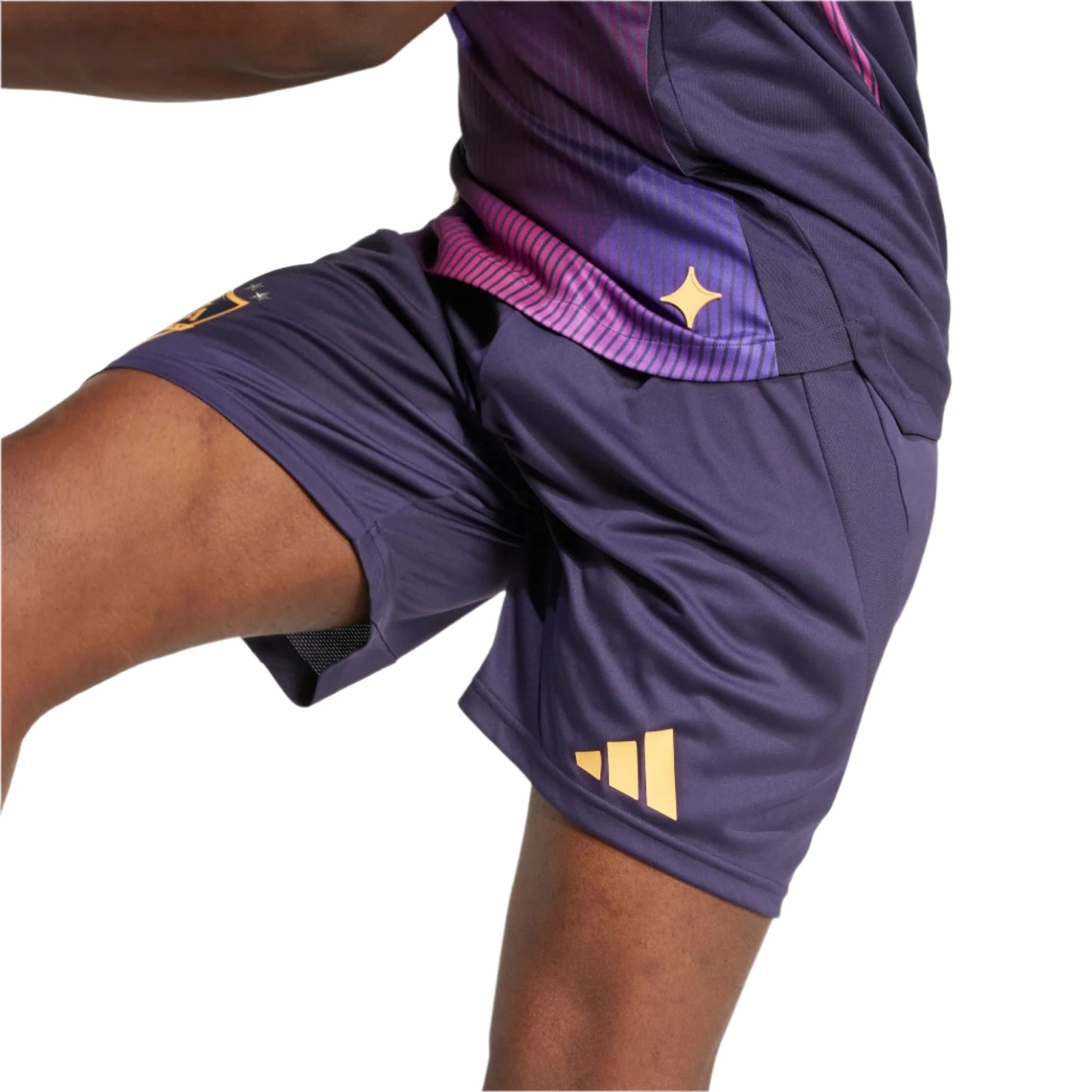 adidas 2025-26 LA Galaxy Men's Authentic Away Shorts (Detail 2)