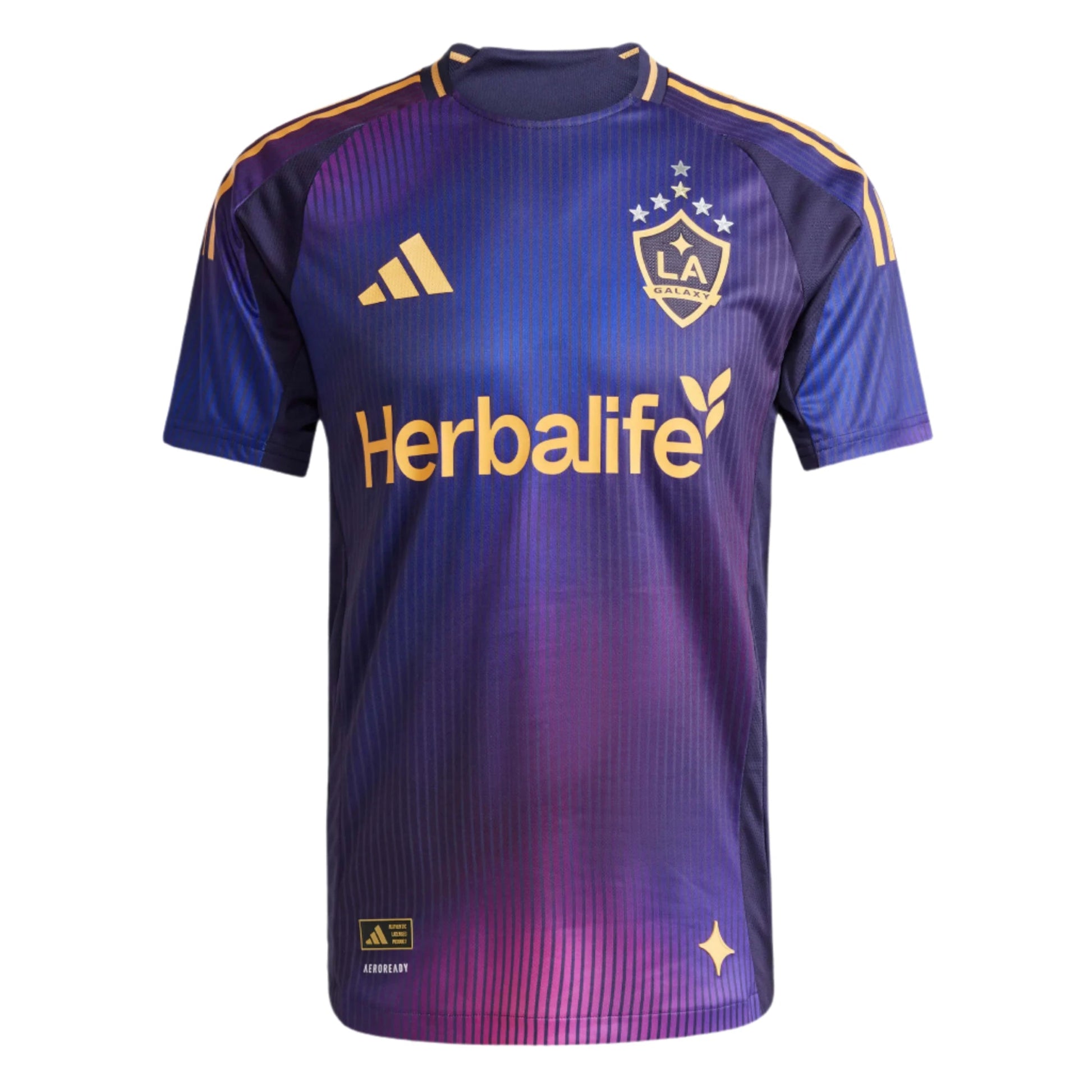 adidas 2025-26 LA Galaxy Men's Authentic Away Soccer Jersey (Front)
