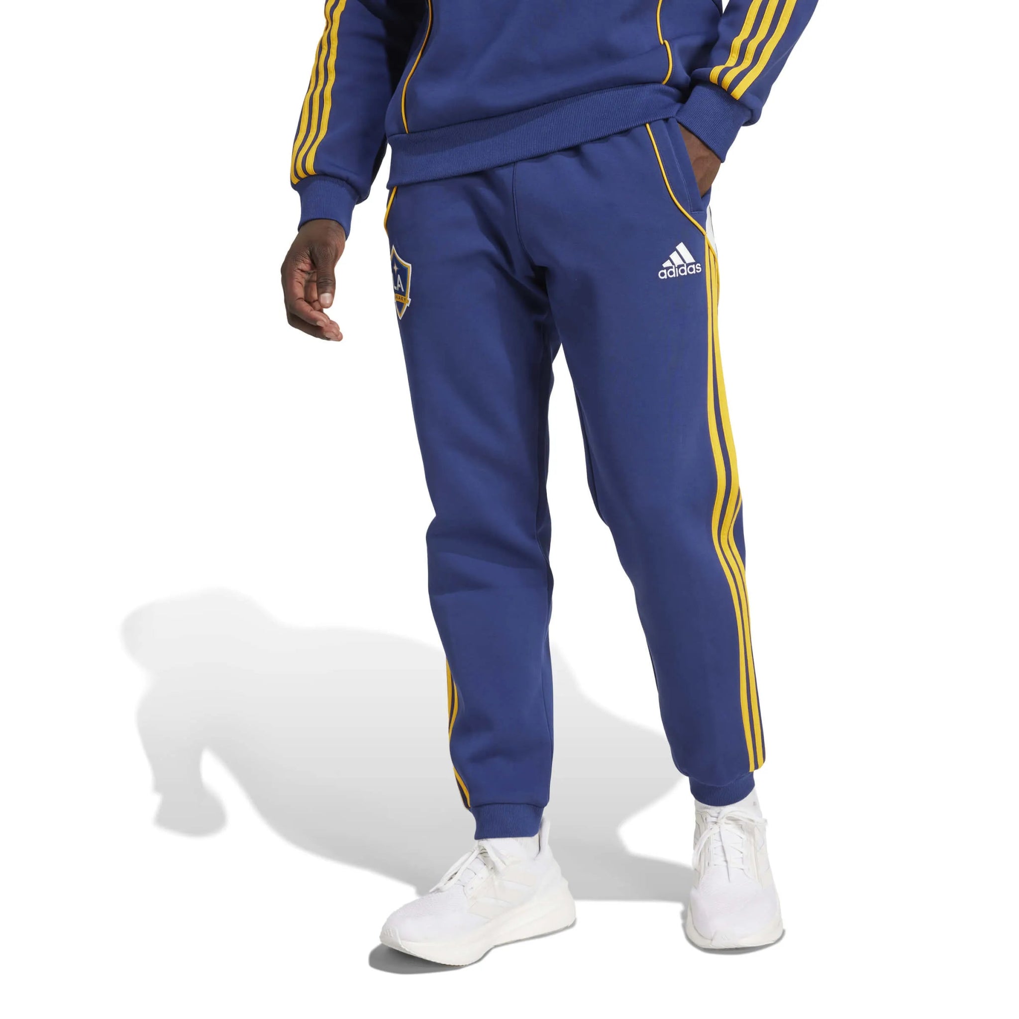 adidas 2025-26 LA Galaxy Men's Travel Pants (Model - Front)