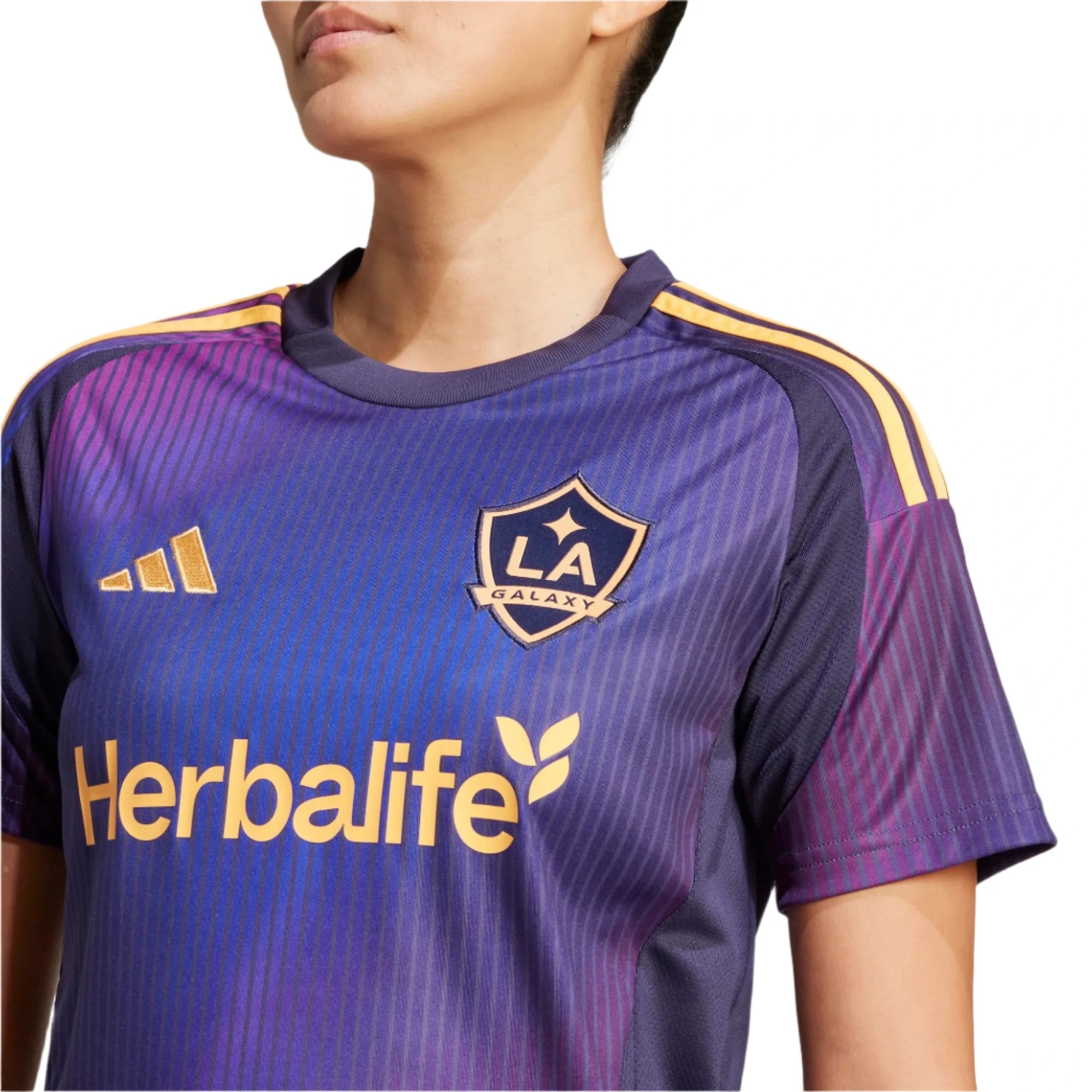 adidas 2025-26 LA Galaxy Women's Stadium Away Jersey (Detail 1)
