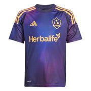 adidas 2025-26 LA Galaxy Youth Stadium Away Jersey (Front)