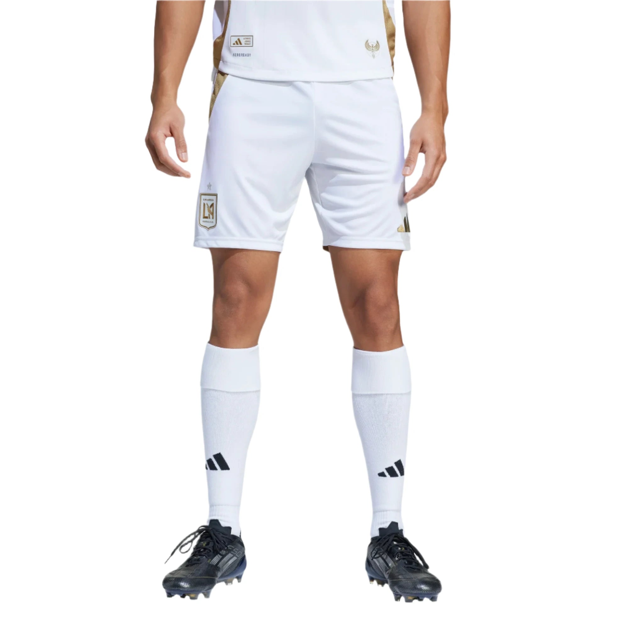adidas 2025-26 LAFC Men's Authentic Away Shorts (Model - Front)