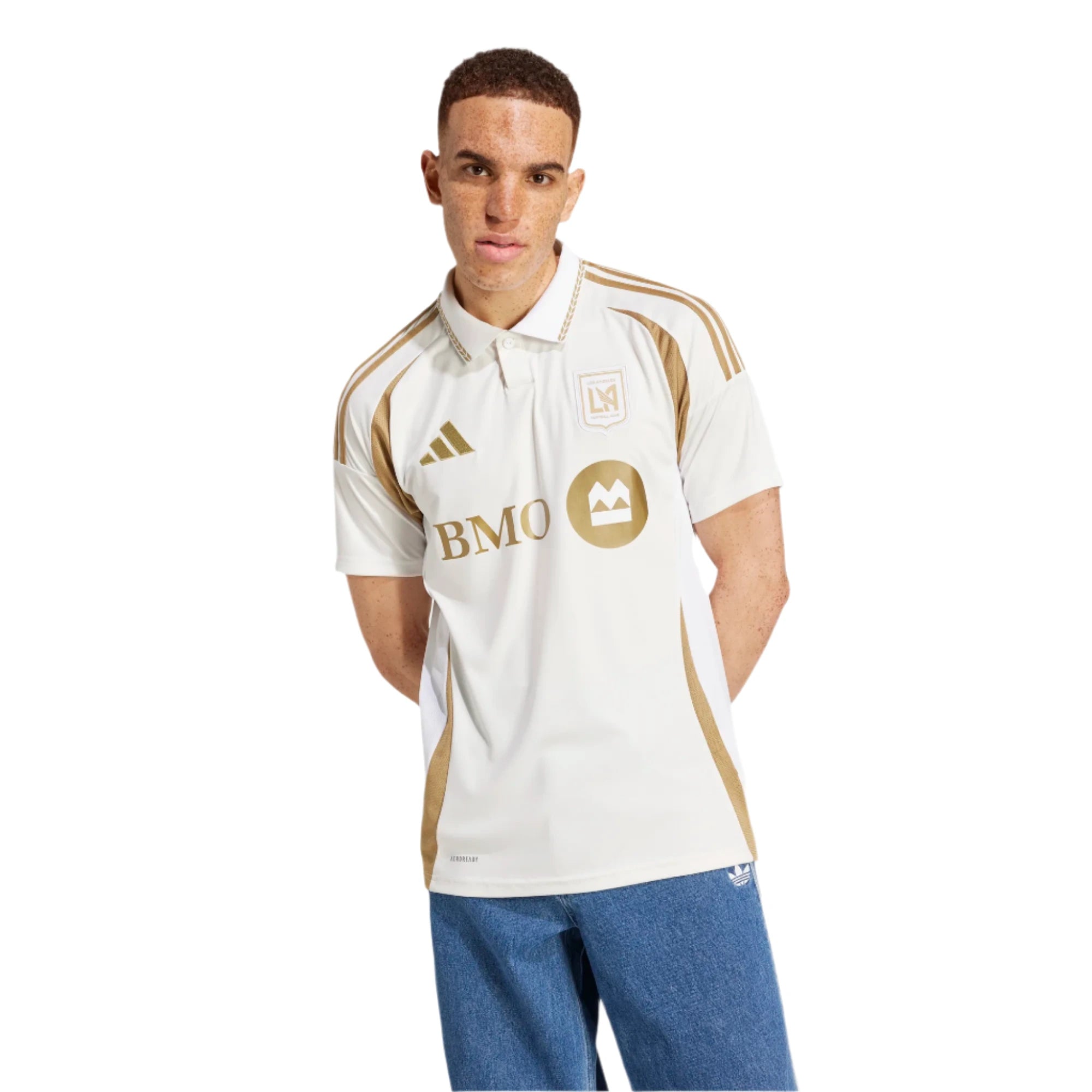 adidas 2025-26 LAFC Men's Stadium Away Jersey (Model - Front)