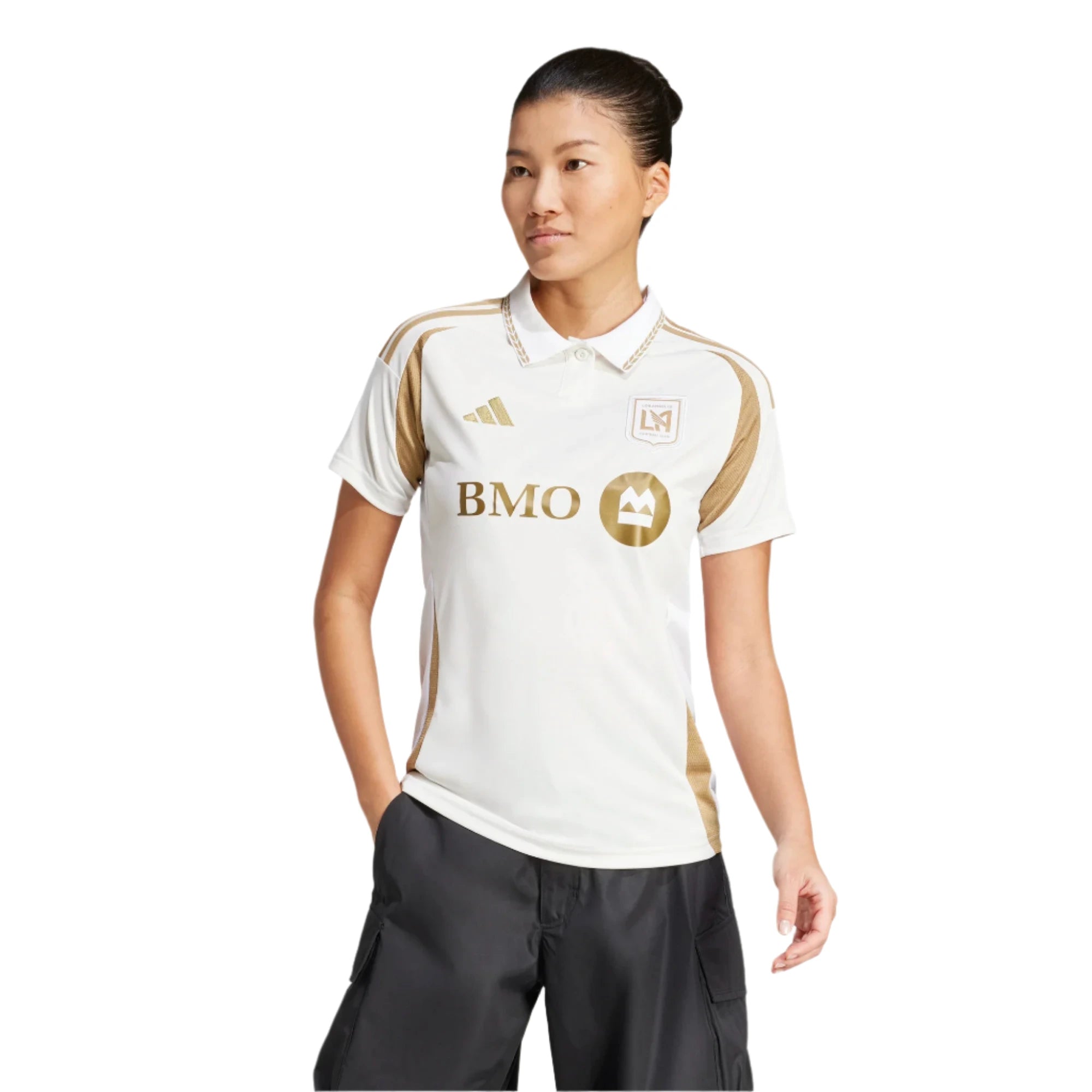 adidas 2025-26 LAFC Women's Stadium Away Jersey (Model - Front)