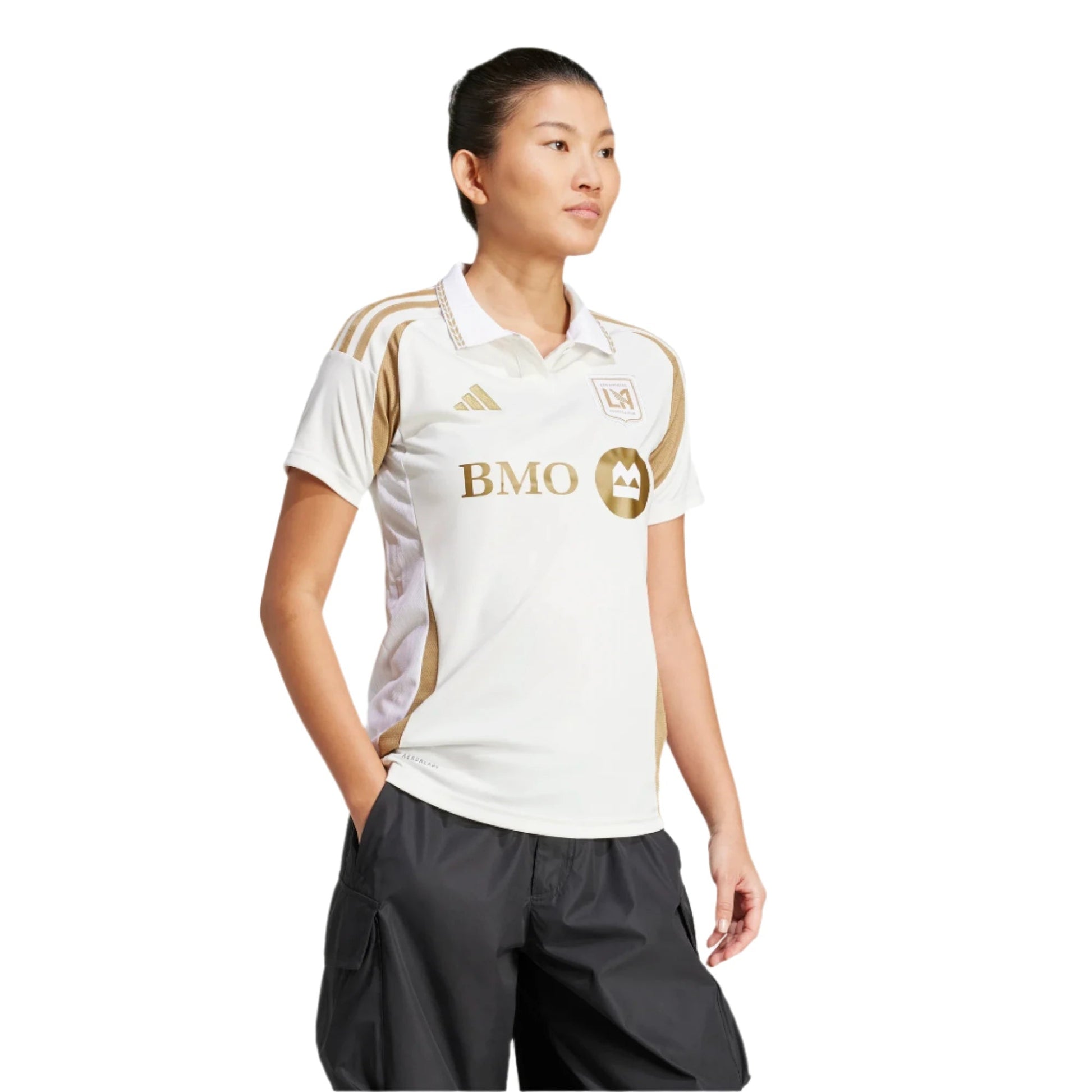 adidas 2025-26 LAFC Women's Stadium Away Jersey (Model - Side)