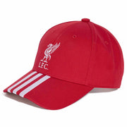 adidas 2025-26 Liverpool Baseball Cap Strawberry Red / White (Lateral - Front)