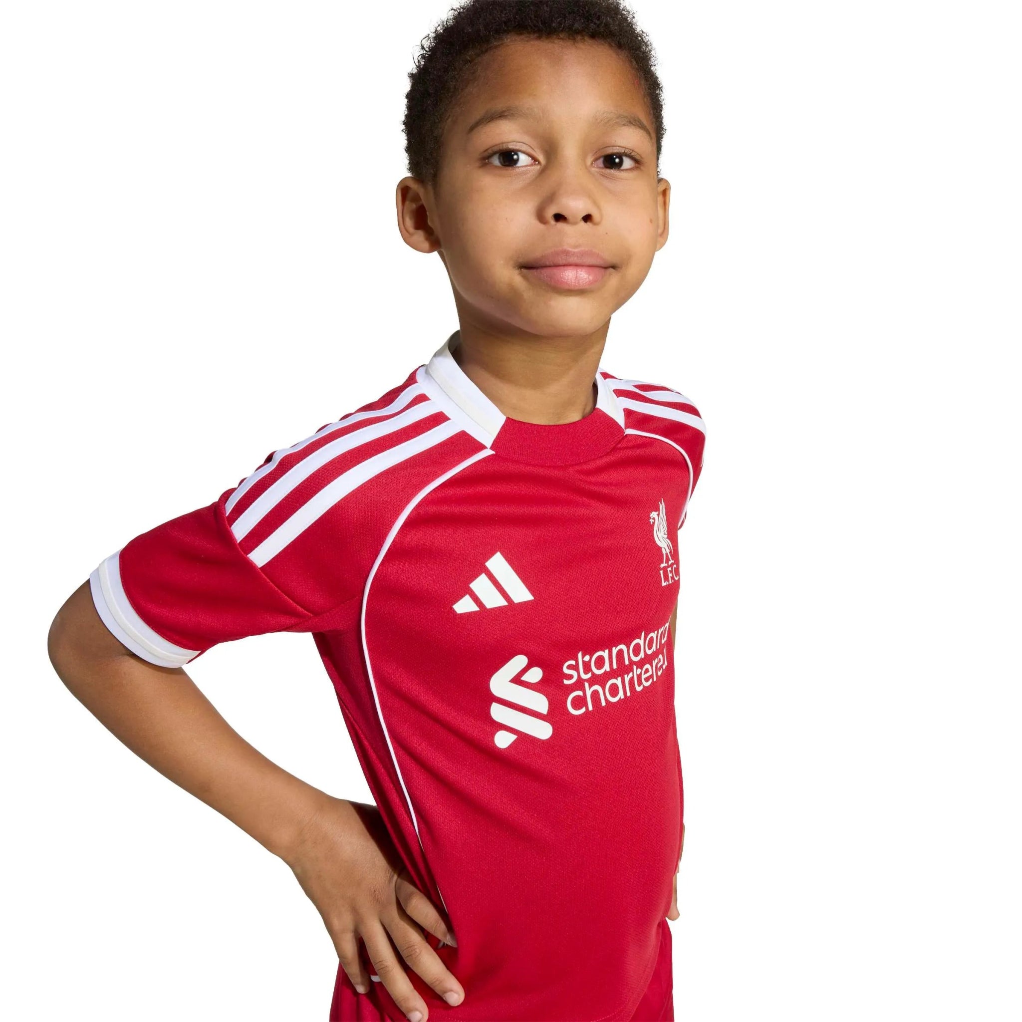 adidas 2025-26 Liverpool Kid's Home Mini Kit (Detail 1)