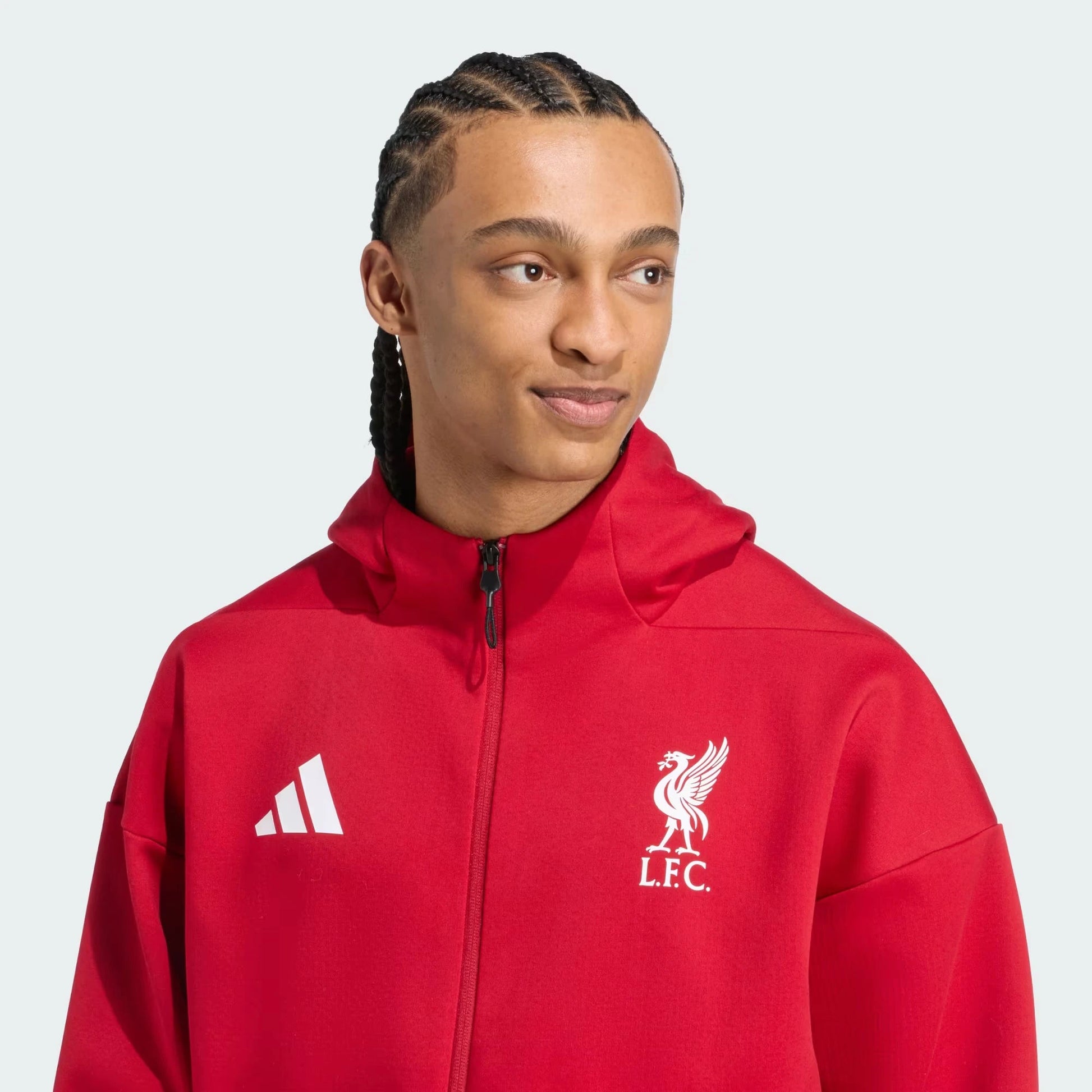 adidas 2025-26 Liverpool Mens Anthem Jacket (Detail 1)