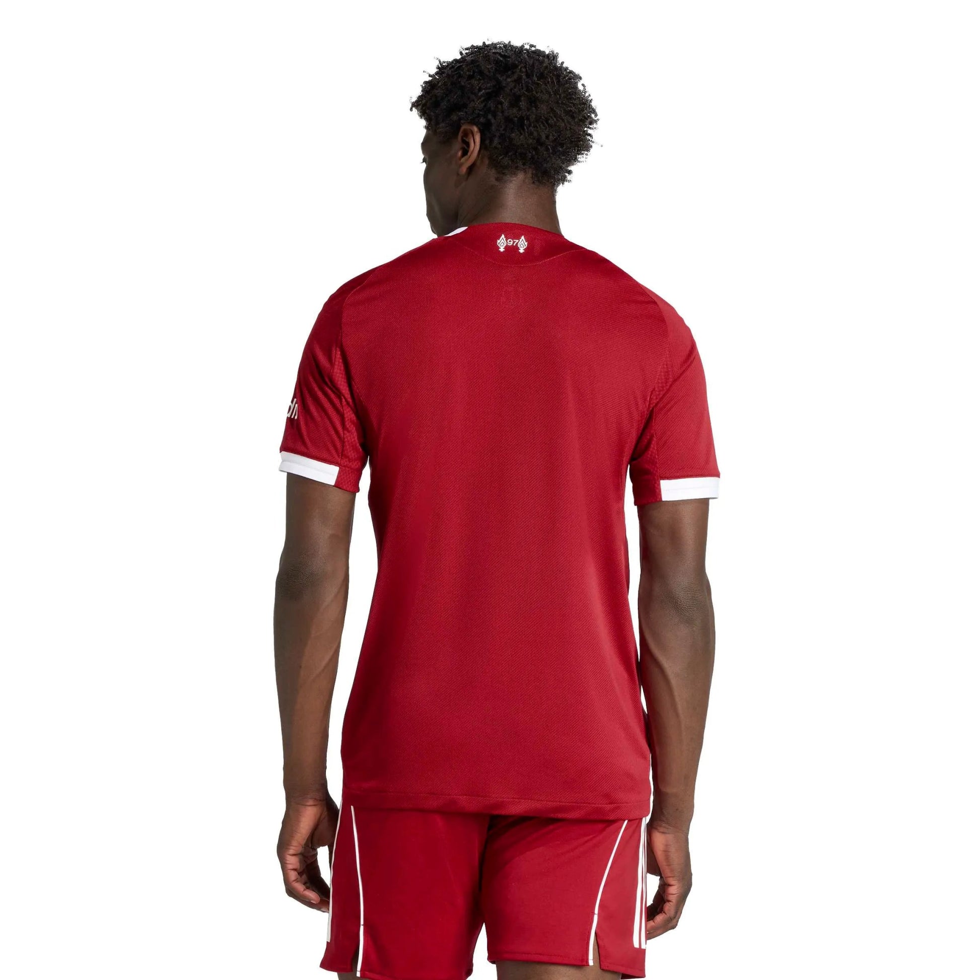 adidas 2025-26 Liverpool Men's Authentic Home Soccer Jersey (Model - Back)