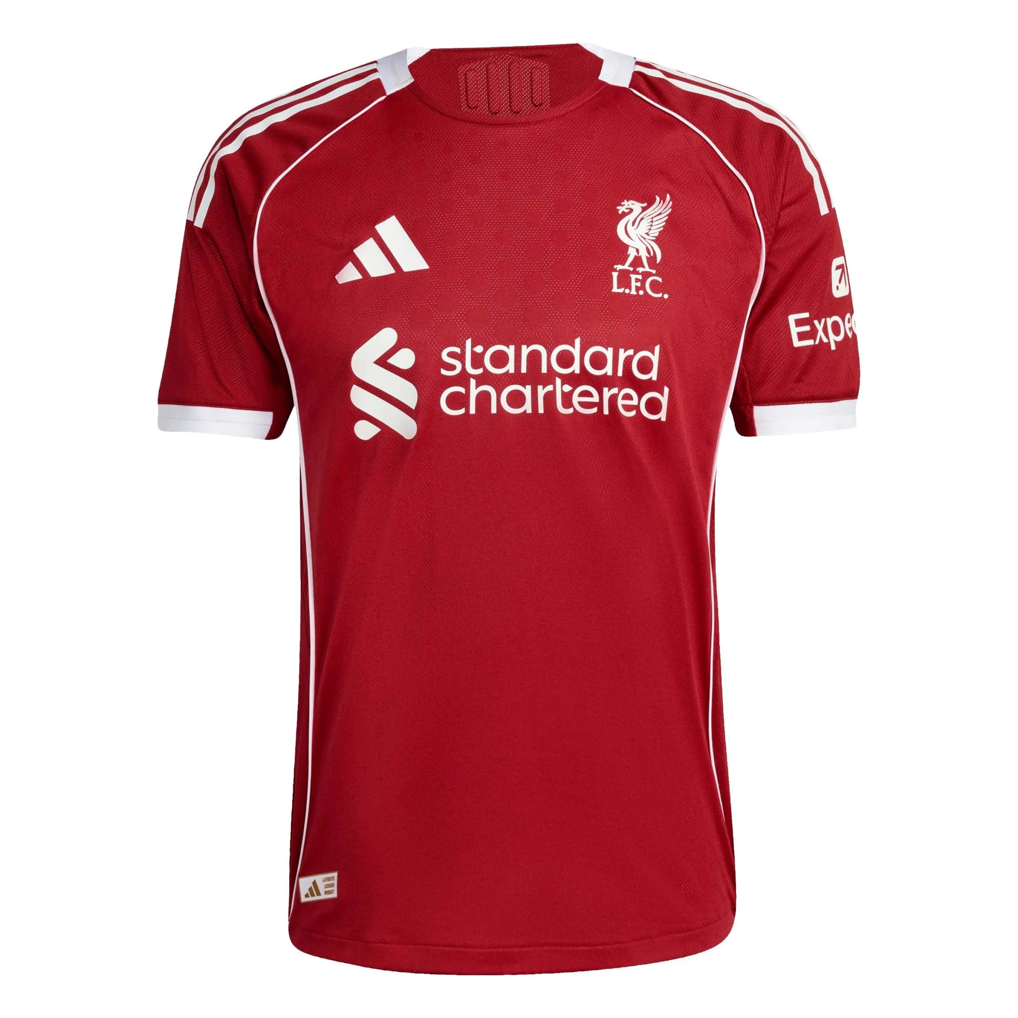 adidas 2025-26 Liverpool Men's Authentic Home Soccer Jersey (Front)