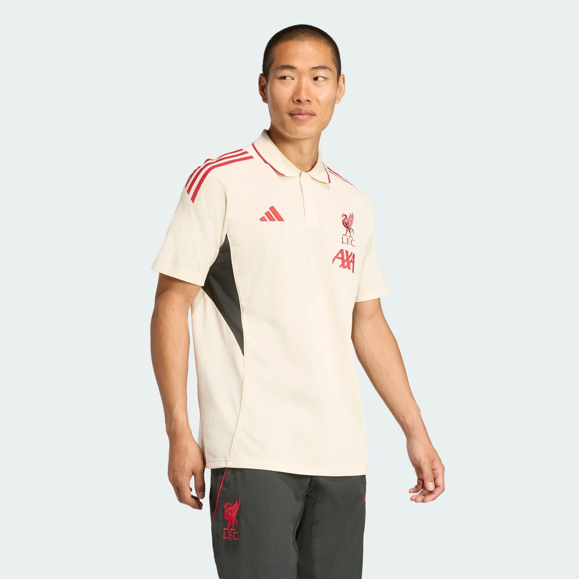 adidas 2025-26 Liverpool Mens Polo Shirt (Model - Side)