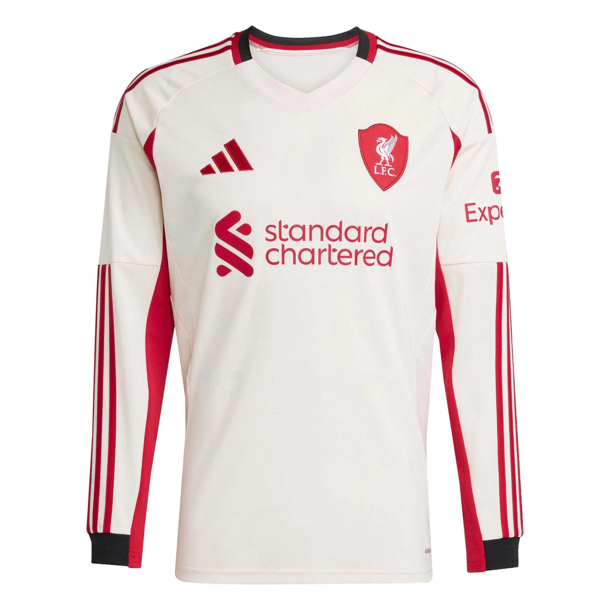 adidas 2025-26 Liverpool Men's Stadium Away Long-Sleeve Soccer