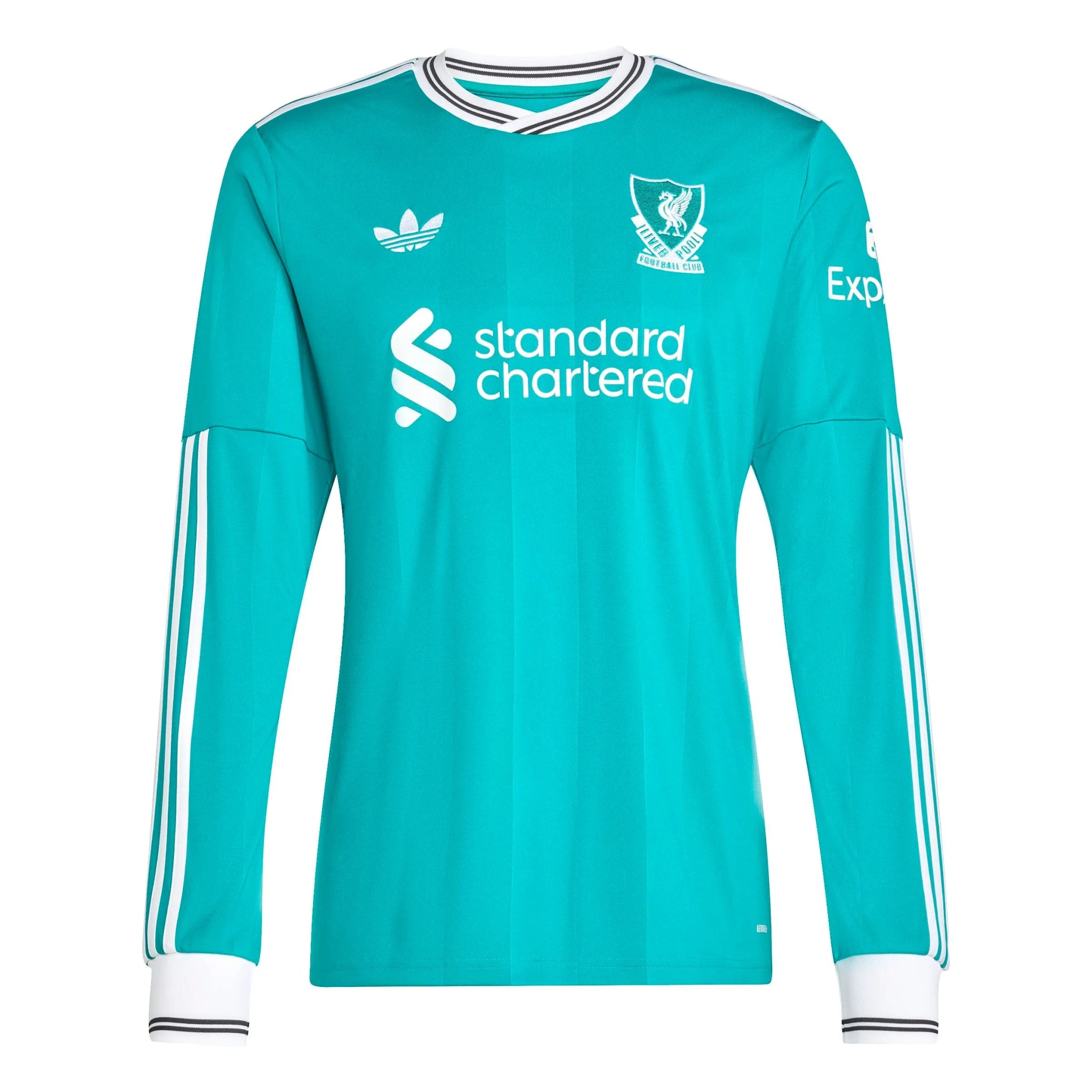 adidas 2025-26 Liverpool Men's Stadium Third Long-Sleeve Soccer Jersey