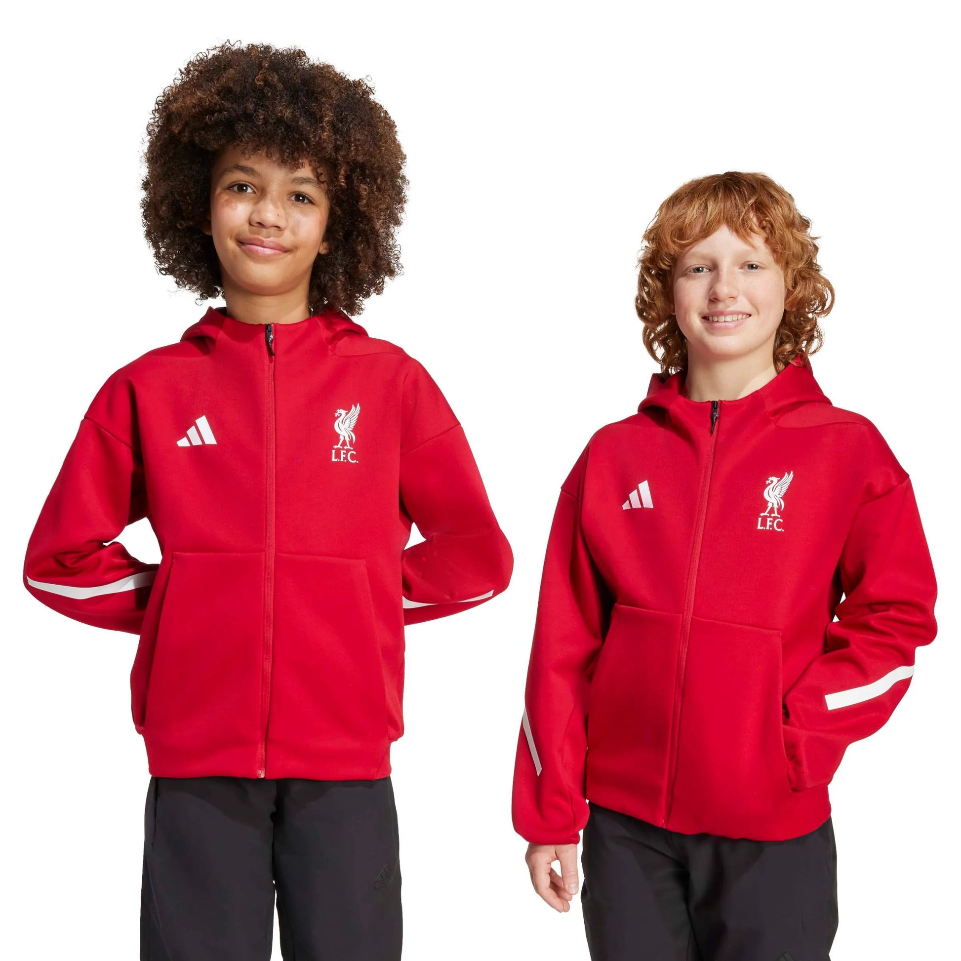 adidas 2025-26 Liverpool Youth Anthem Jacket – ProSoccer adidas 2025-26 Liverpool Youth Anthem Jacket – ProSoccer