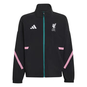 adidas 2025-26 Liverpool Youth Anthem Jacket Black (Front)