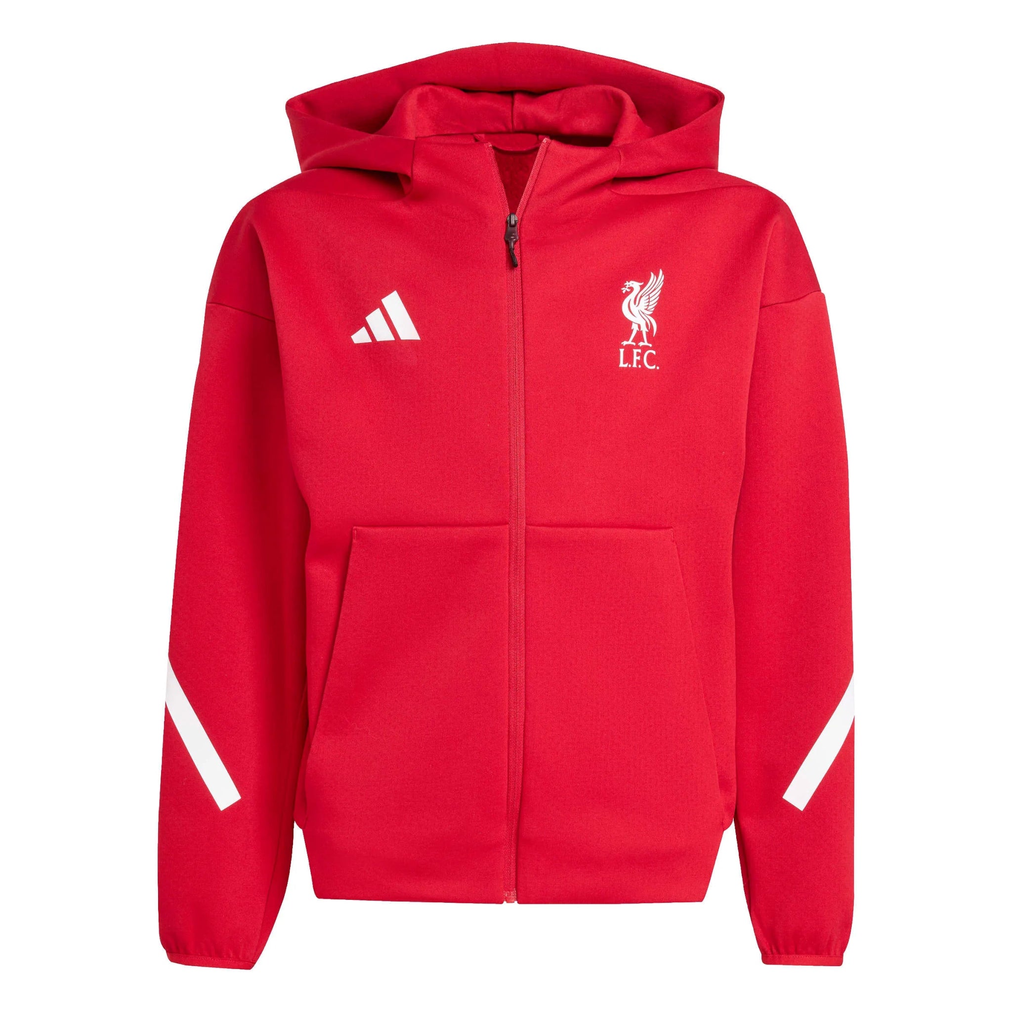 adidas 2025-26 Liverpool Youth Anthem Jacket (Front)