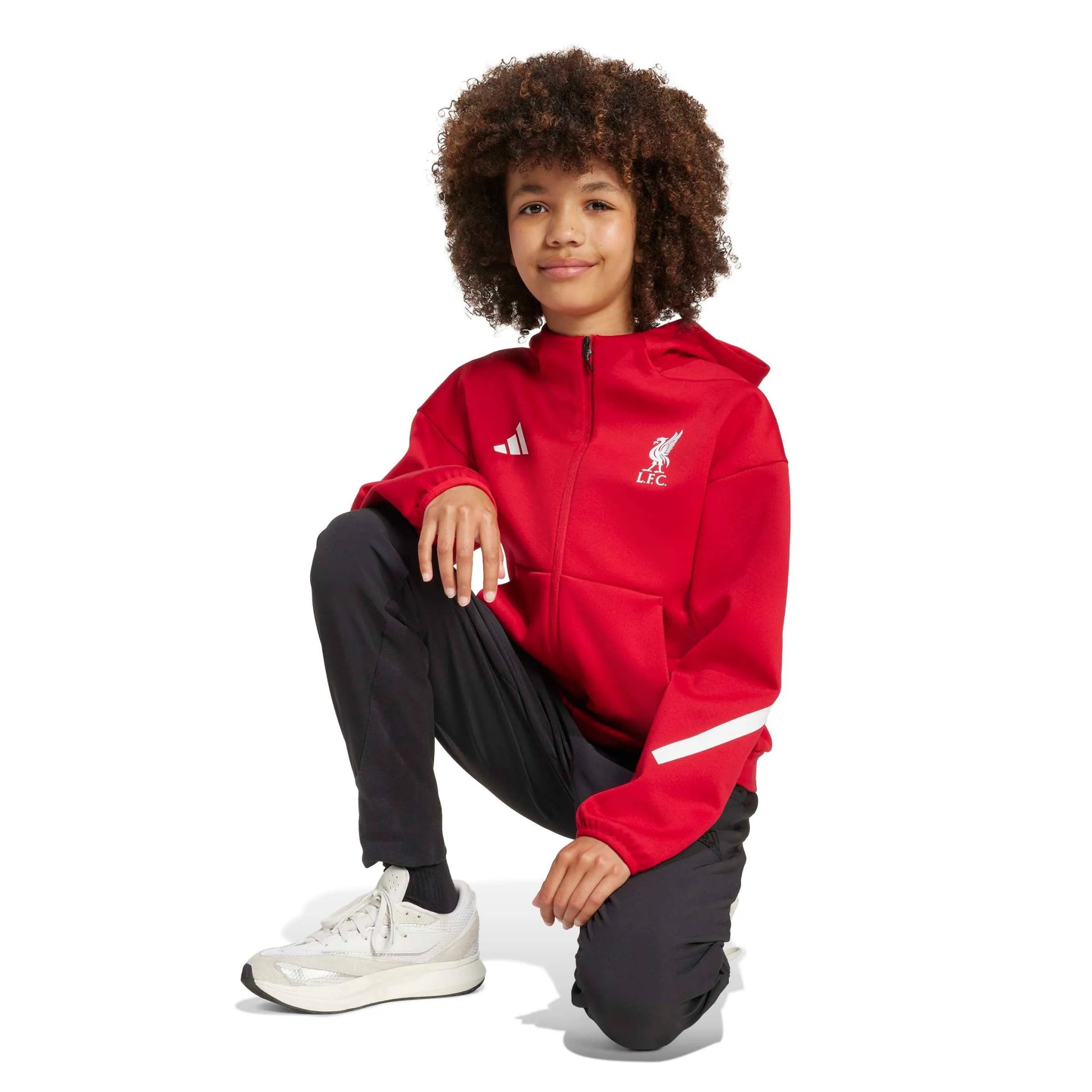 adidas 2025-26 Liverpool Youth Anthem Jacket (Model - Side)