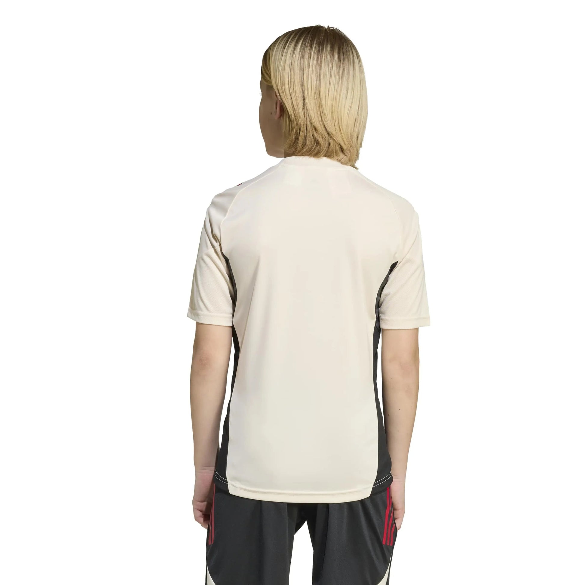 adidas 2025-26 Liverpool Youth Training Soccer Jersey (Model - Back)