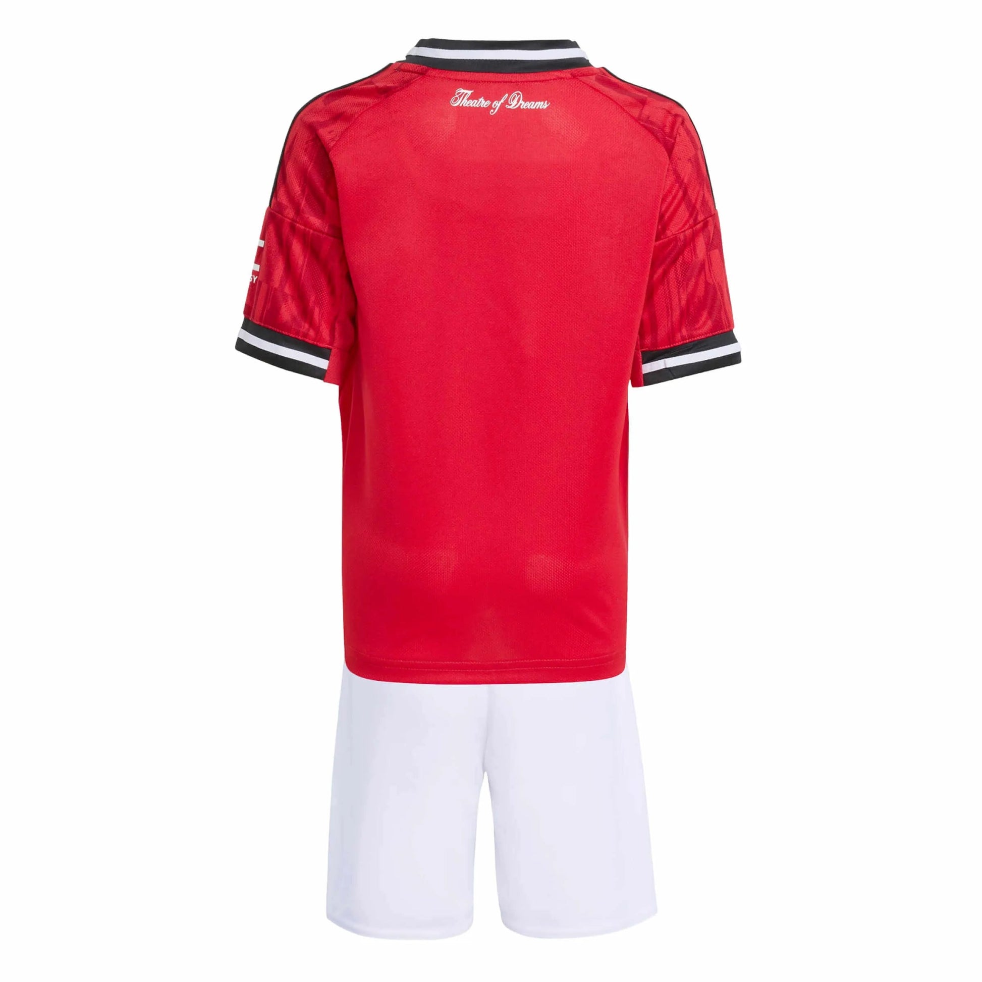 adidas 2025-26 Manchester United Kid's Home Mini Kit (Set - Back)