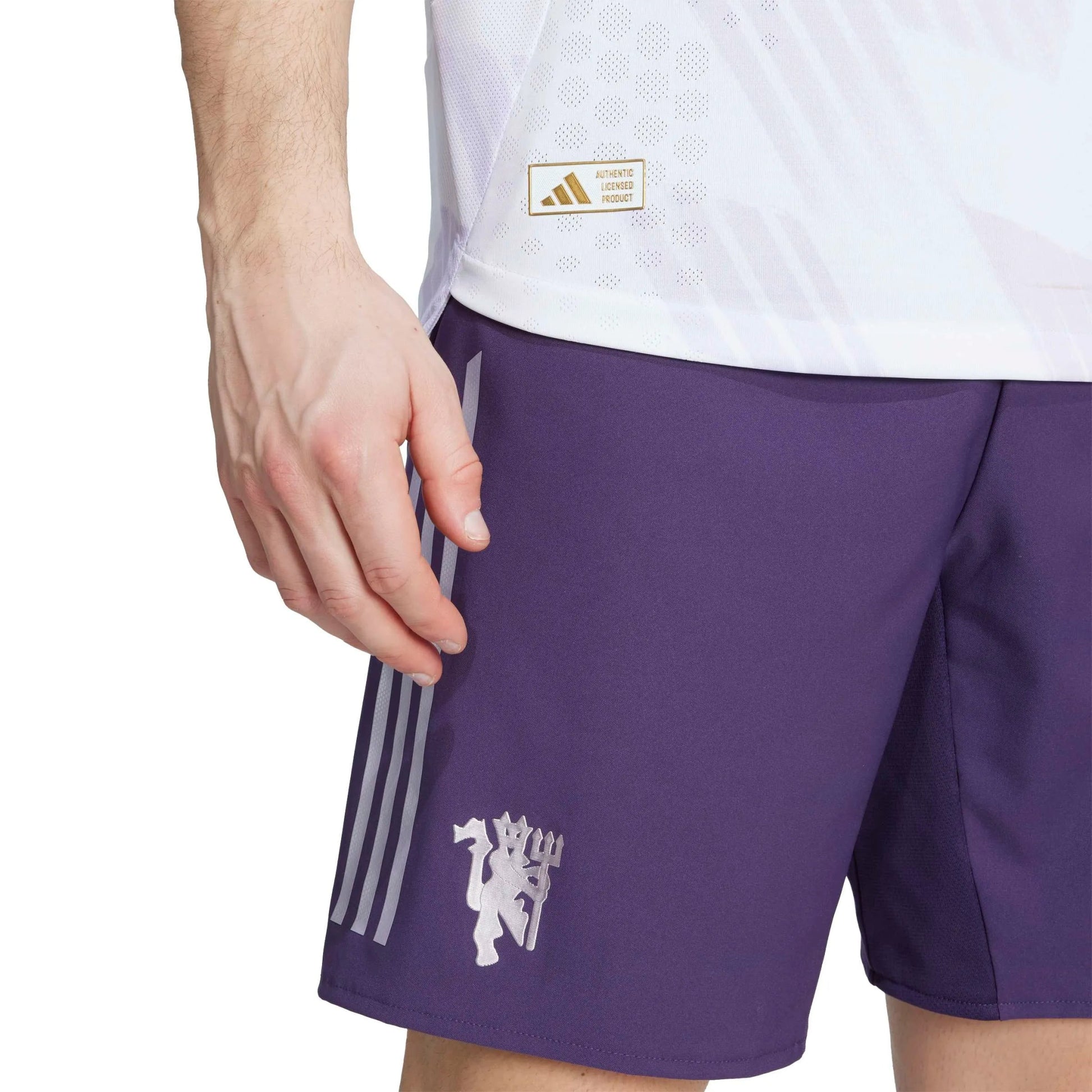 adidas 2025-26 Manchester United Men's Authentic Away Soccer Jersey (Detail 2)