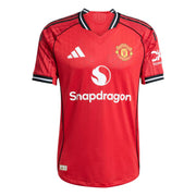 adidas 2025-26 Manchester United Men's Authentic Home Soccer Jersey (Front)