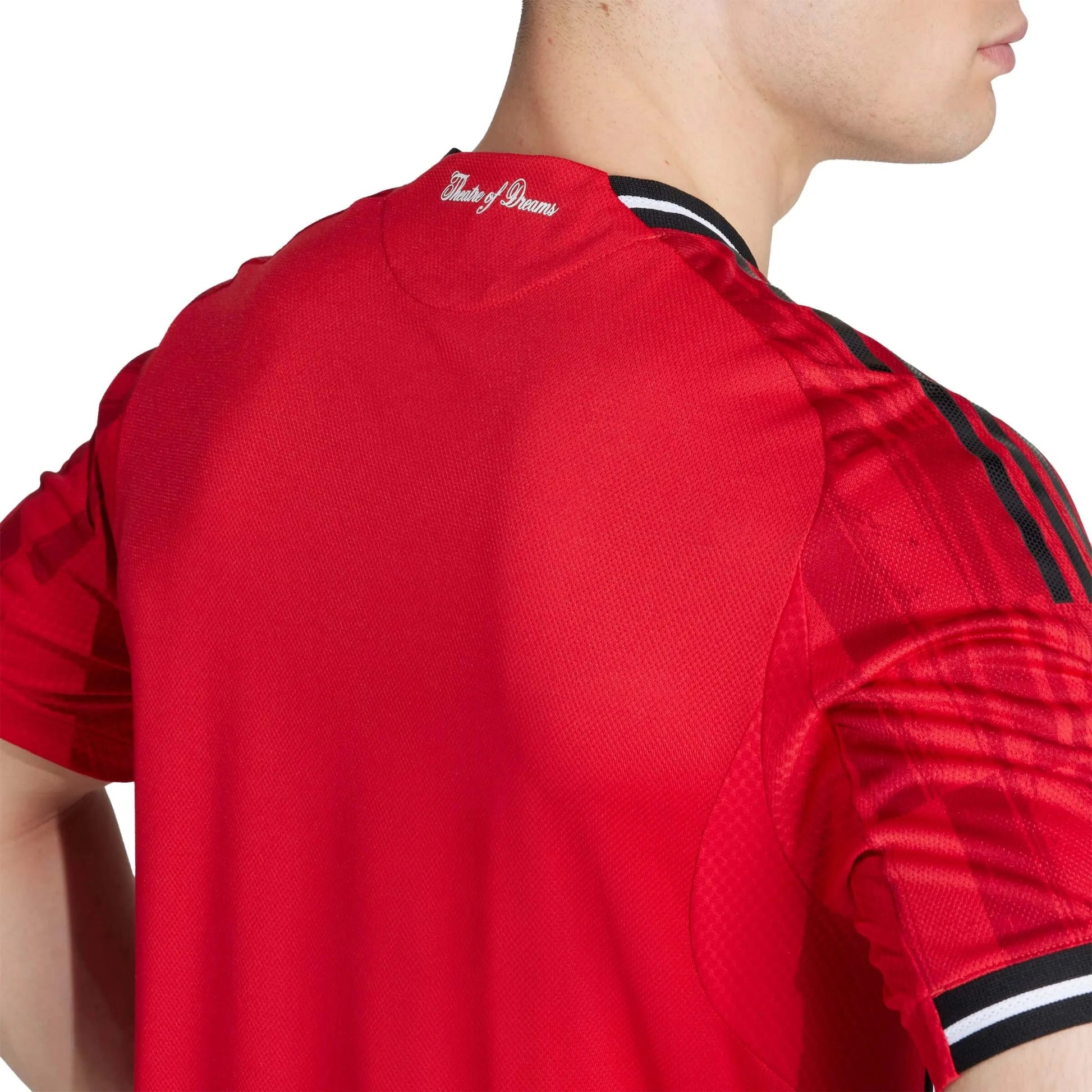 adidas 2025-26 Manchester United Men's Authentic Home Soccer Jersey (Detail 2)