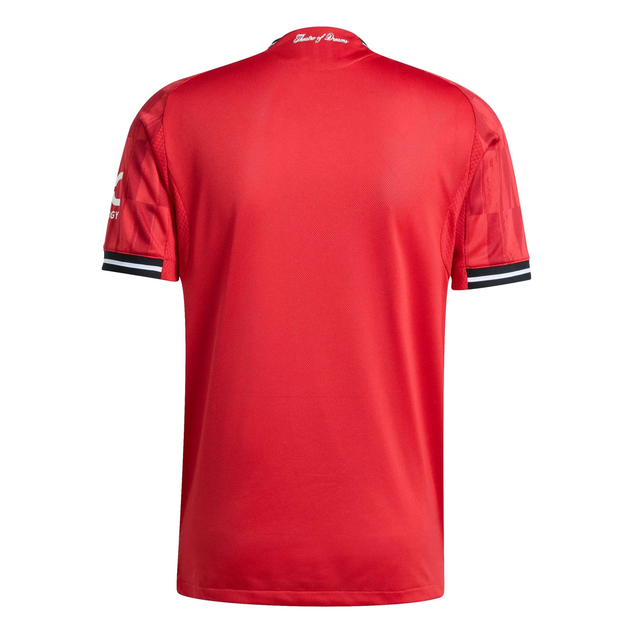 adidas 2025-26 Manchester United Men's Authentic Home Soccer Jersey (Back)