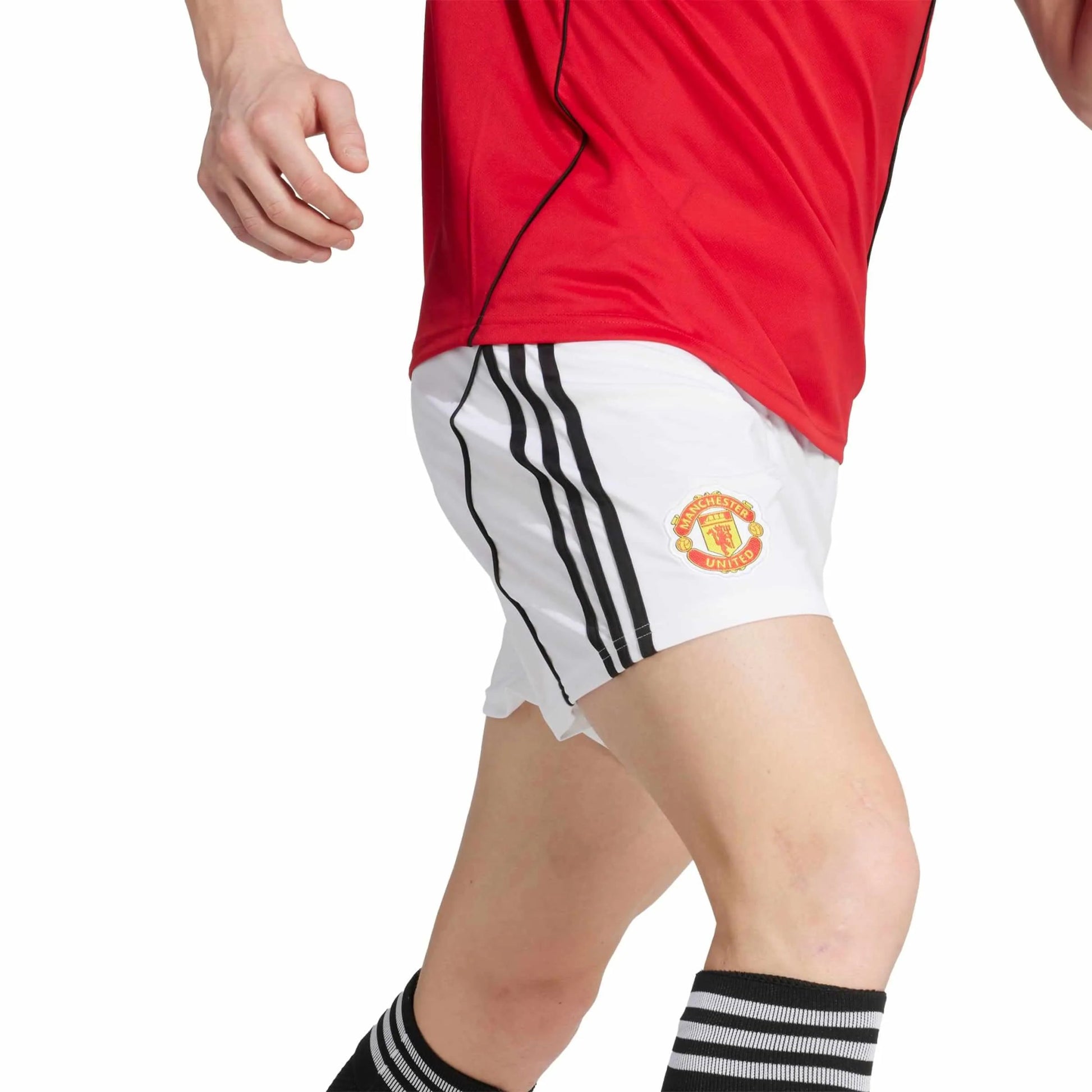 adidas 2025-26 Manchester United Men's Home Shorts (Detail 1)