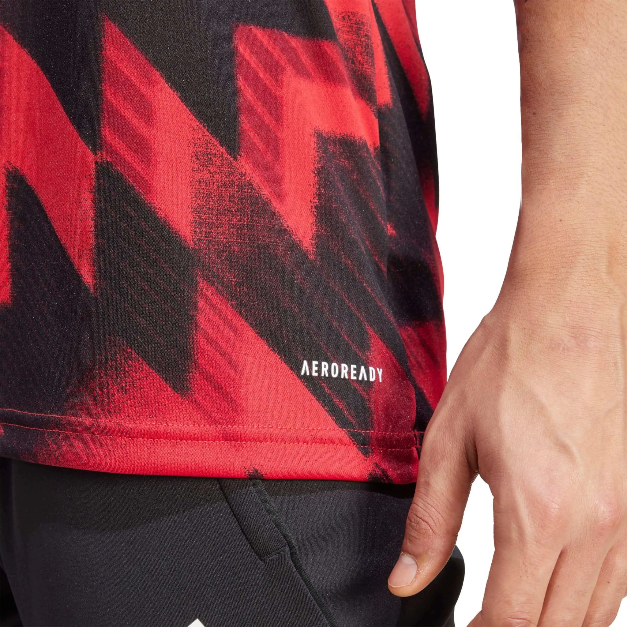 adidas 2025-26 Manchester United Men's Pre-Match Soccer Jersey (Detail 2)