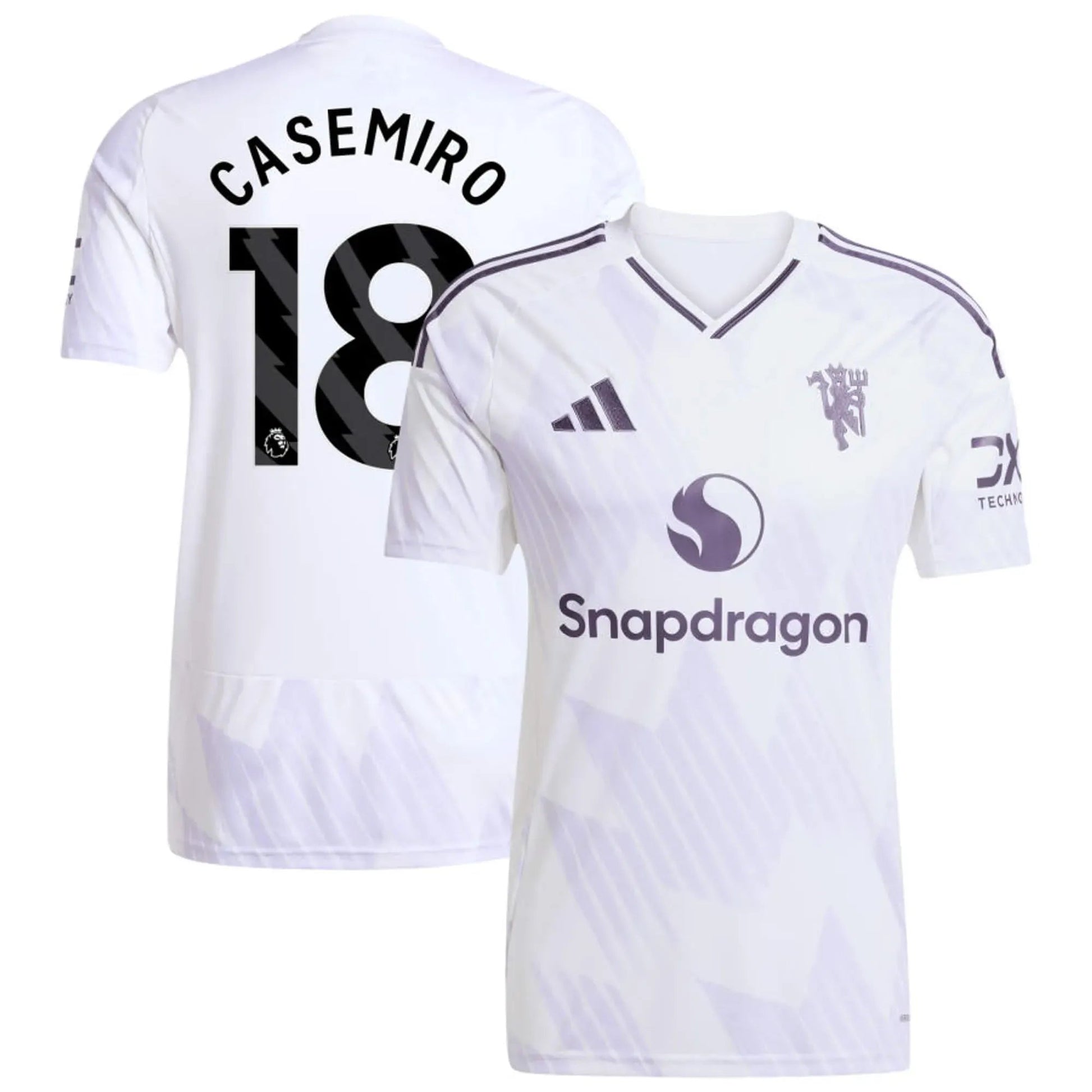 adidas 2025-26 Manchester United Men's Stadium Away Soccer Jersey (Casemiro)