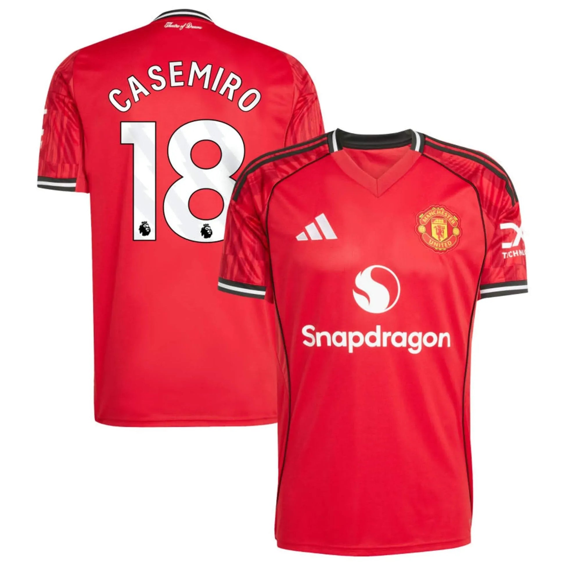 adidas 2025-26 Manchester United Men's Stadium Home Soccer Jersey