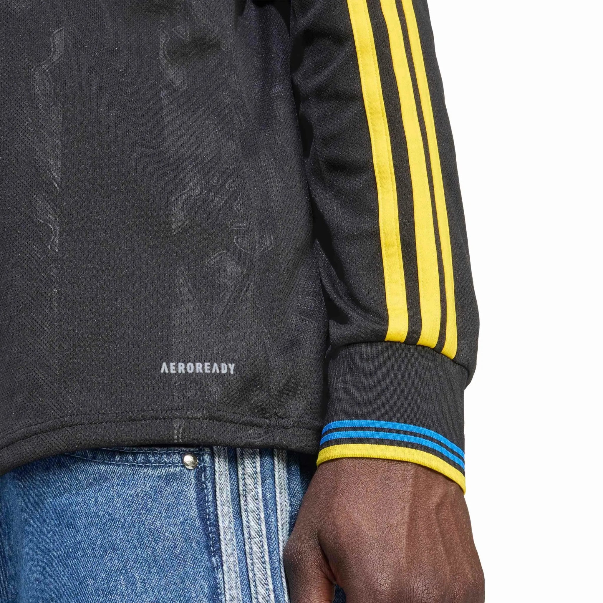 adidas 2025-26 Manchester United Men's Stadium Third Long-Sleeve Soccer Jersey (Detail 2)