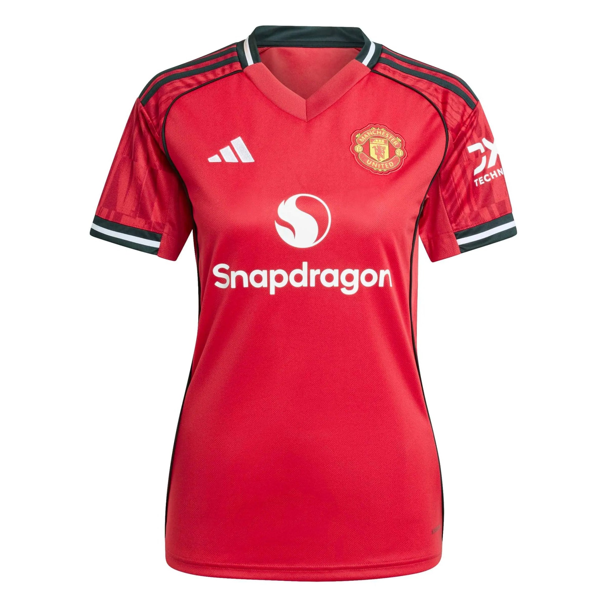 adidas 2025-26 Manchester United Women's Stadium Home Soccer Jersey (Front)