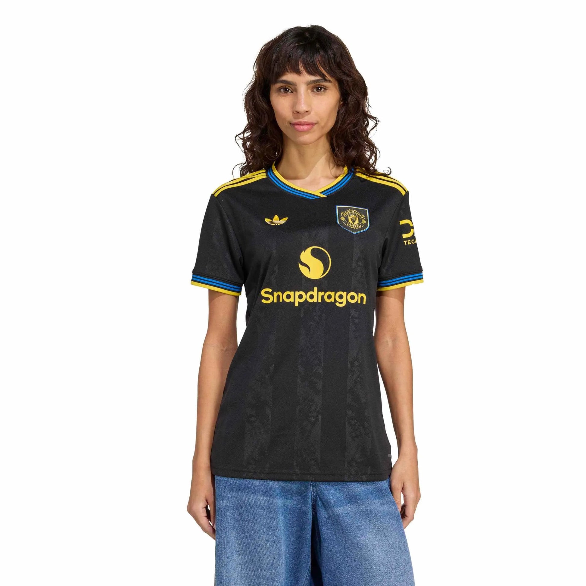adidas 2025-26 Manchester United Women's Third Soccer Jersey (Model - Front)