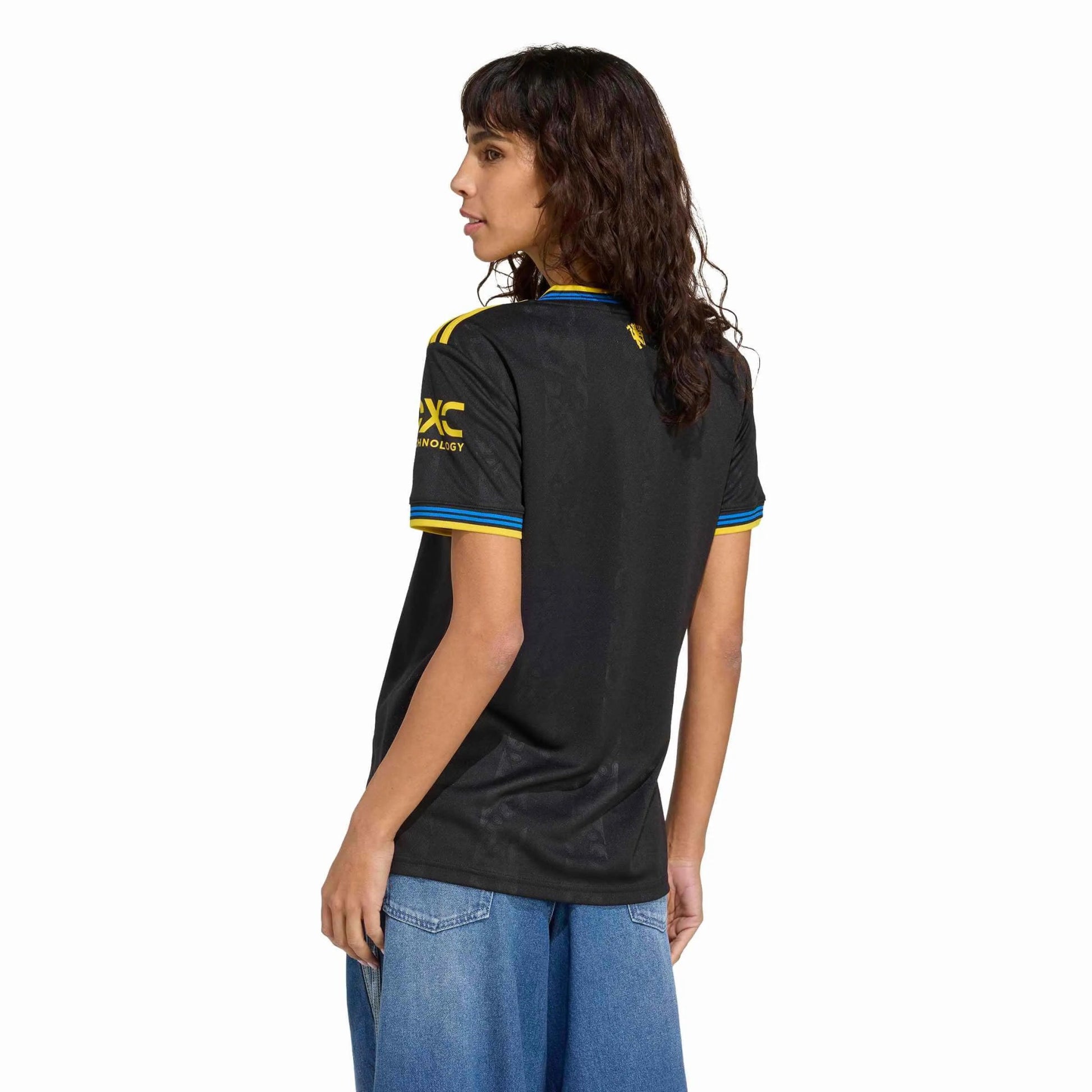 adidas 2025-26 Manchester United Women's Third Soccer Jersey (Model - Back)