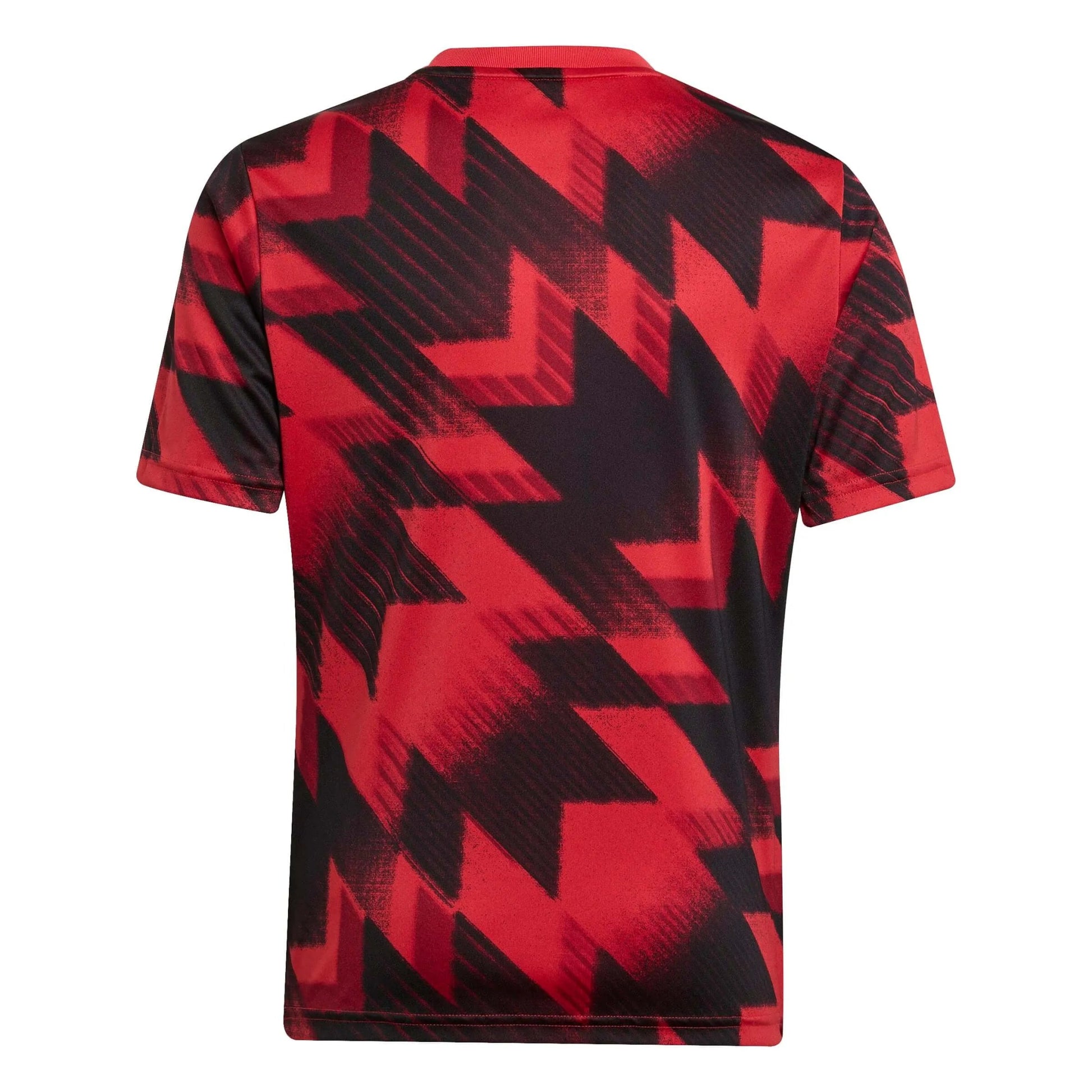 adidas 2025-26 Manchester United Youth Pre-Match Soccer Jersey (Back)