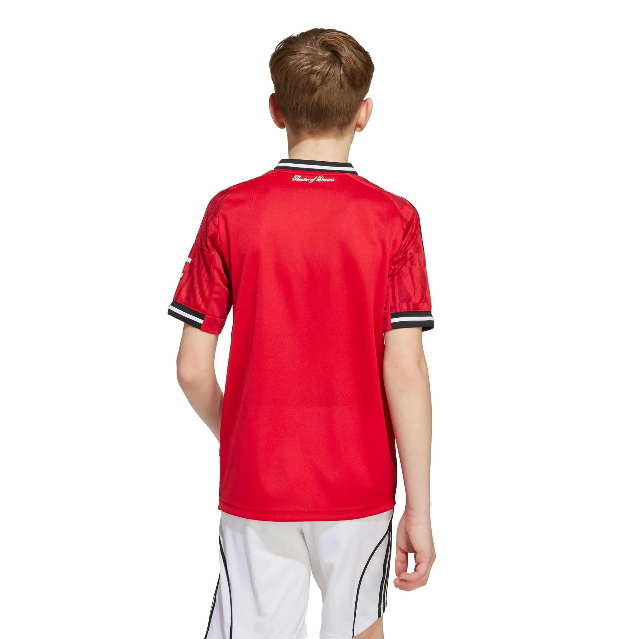 adidas 2025-26 Manchester United Youth Stadium Home Soccer Jersey