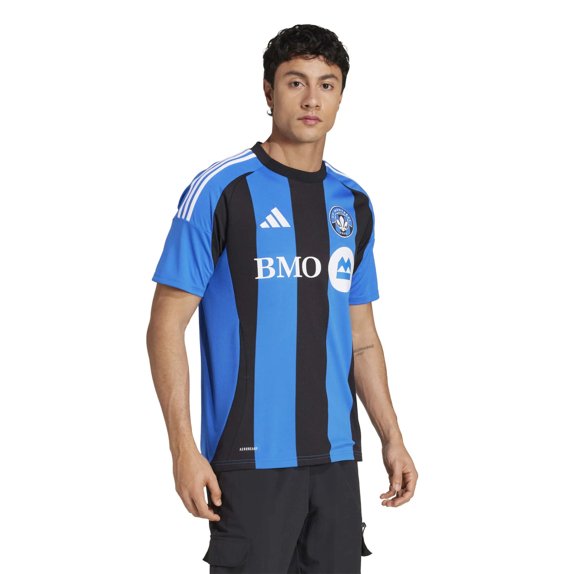 adidas 2025-26 Montreal Men's Stadium Home Soccer Jersey (Model - Side)